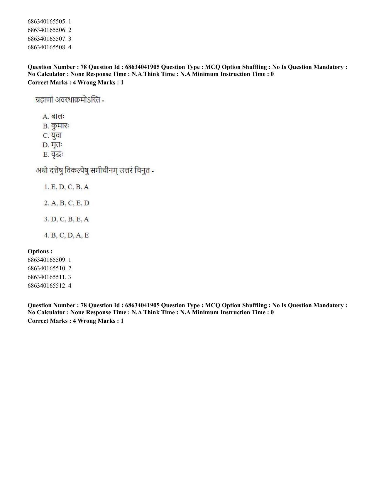 CUET PG 2023: ACQP11 – Jyotish -Falit (BHU) (Eng) - Shift 3 (30-06-2023) Question Paper - Page 105