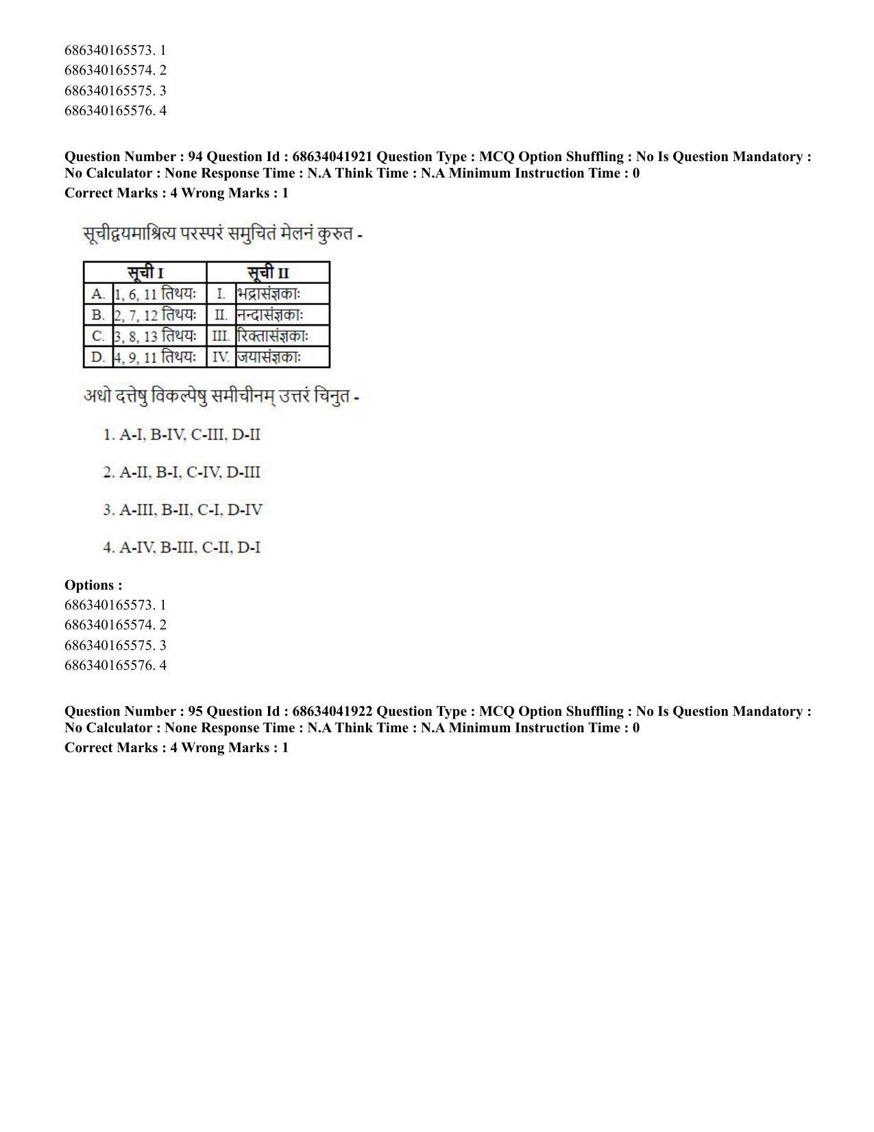 CUET PG 2023: ACQP11 – Jyotish -Falit (BHU) (Eng) - Shift 3 (30-06-2023) Question Paper - Page 134