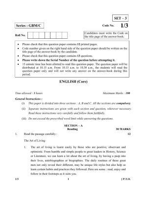 CBSE Class 12 1-3_ English 2017-comptt Question Paper