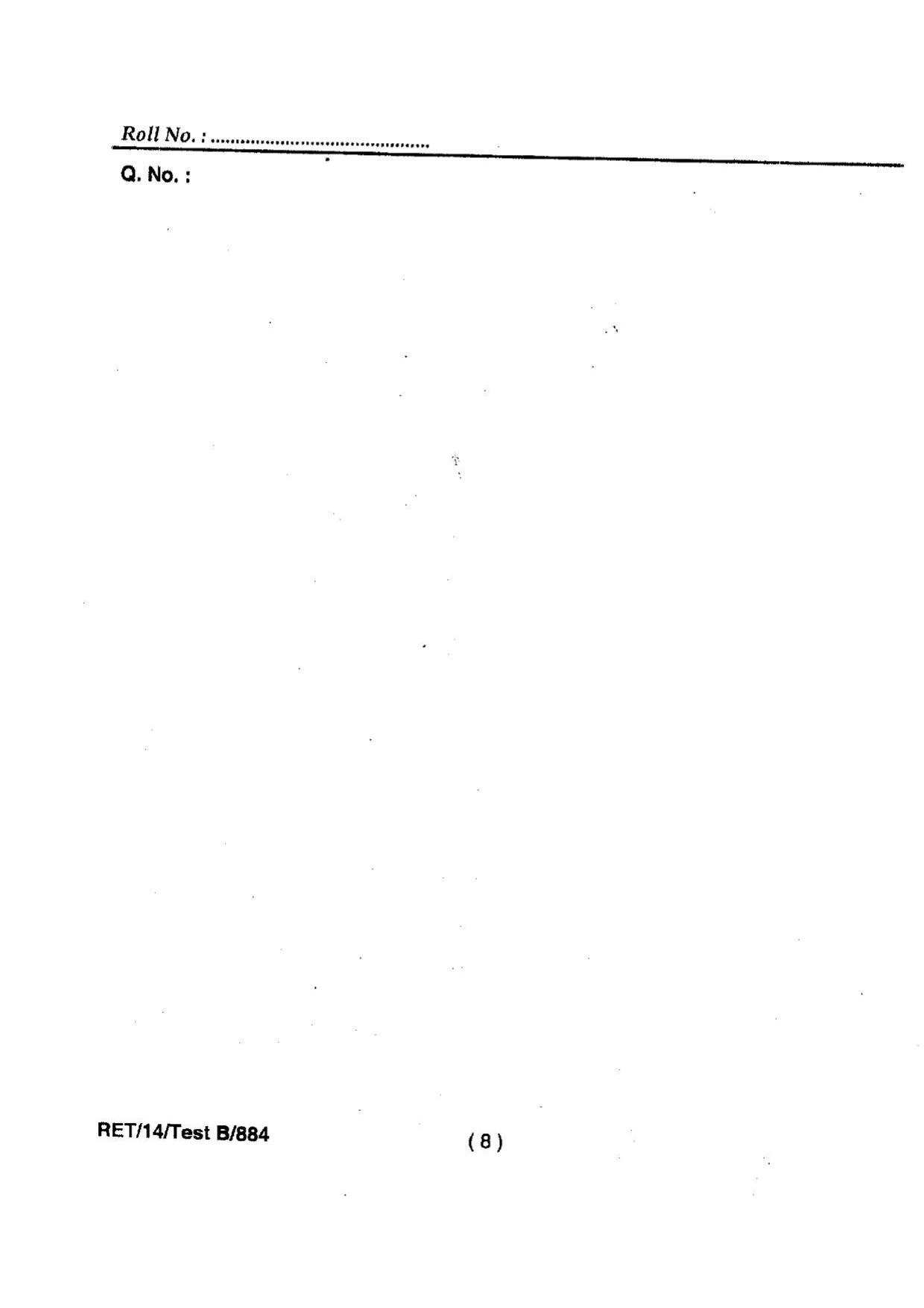 BHU RET Zoology 2014 Question Paper - Page 10