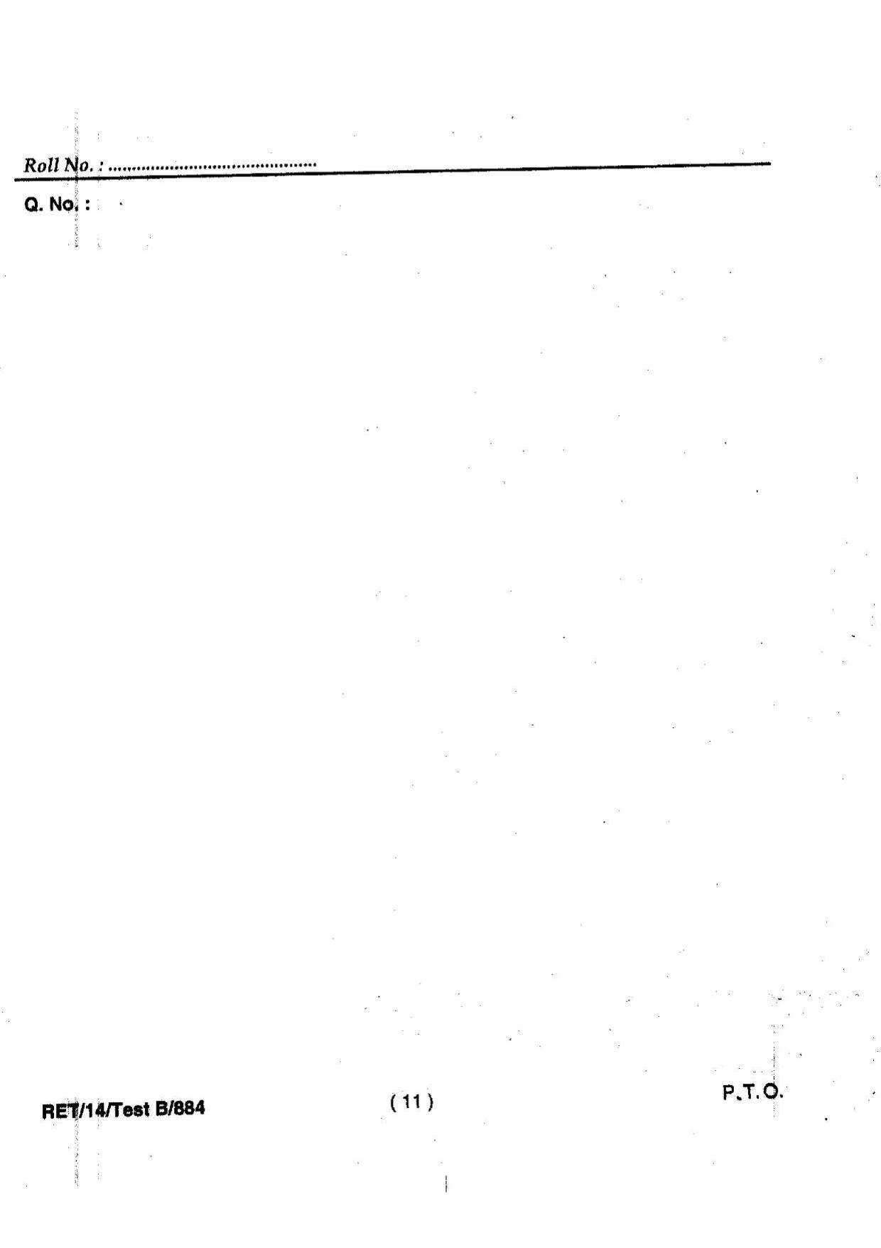 BHU RET Zoology 2014 Question Paper - Page 13