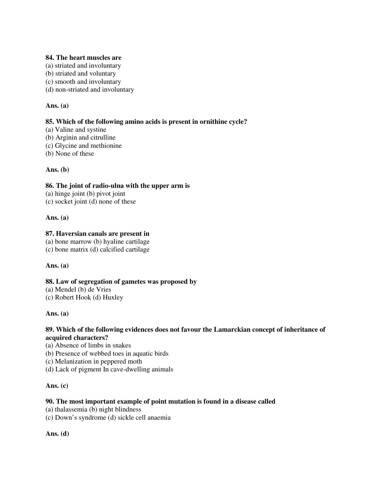BCECE Previous Year Papers 2012 Biology with Answer Key - Page 13