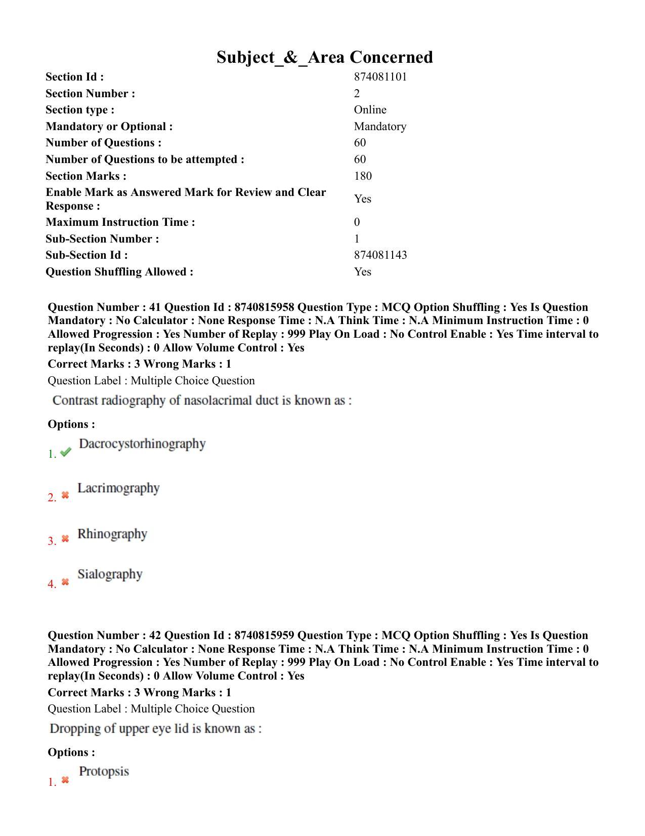 BHU RET Veterinary Surgery & Radiology 2020 Question Paper - Page 28