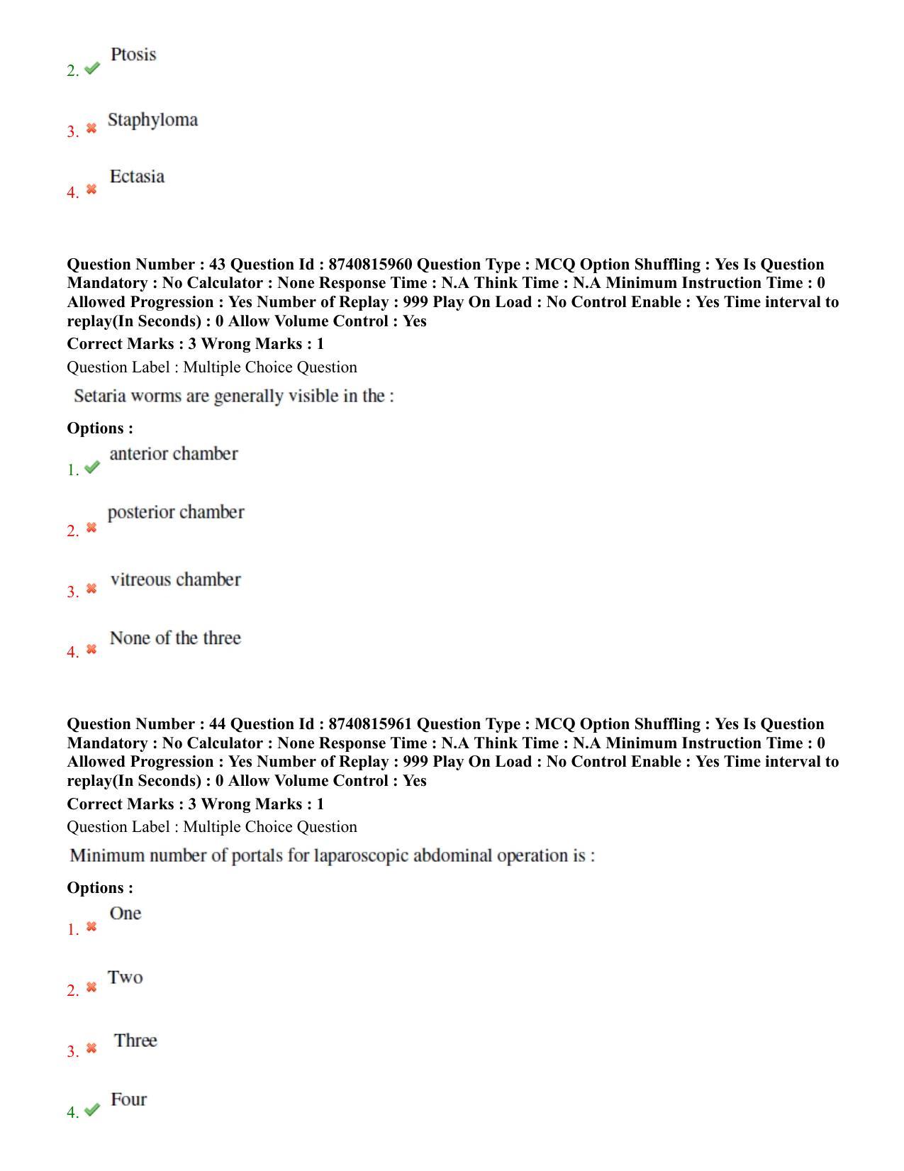 BHU RET Veterinary Surgery & Radiology 2020 Question Paper - Page 29