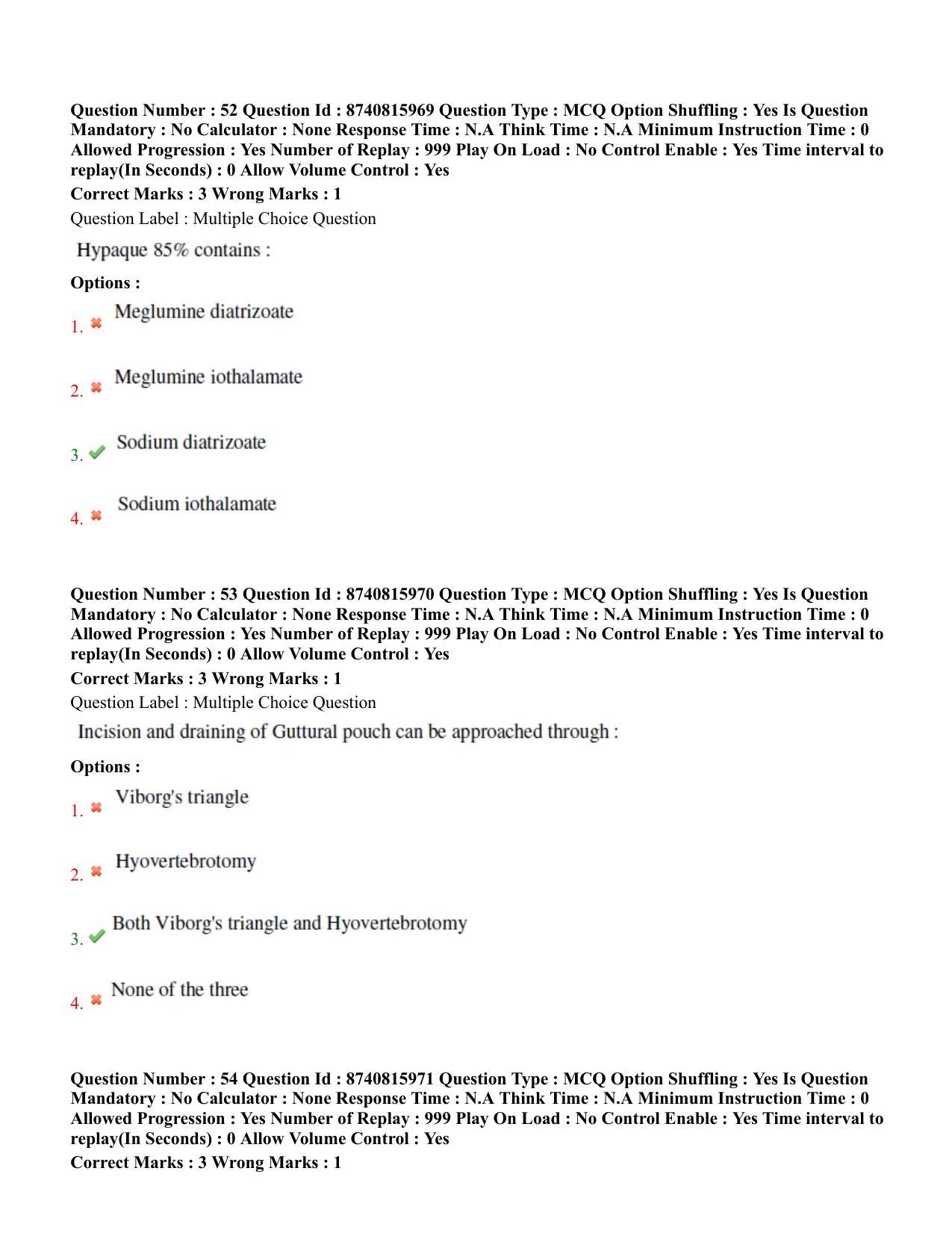 BHU RET Veterinary Surgery & Radiology 2020 Question Paper - Page 33