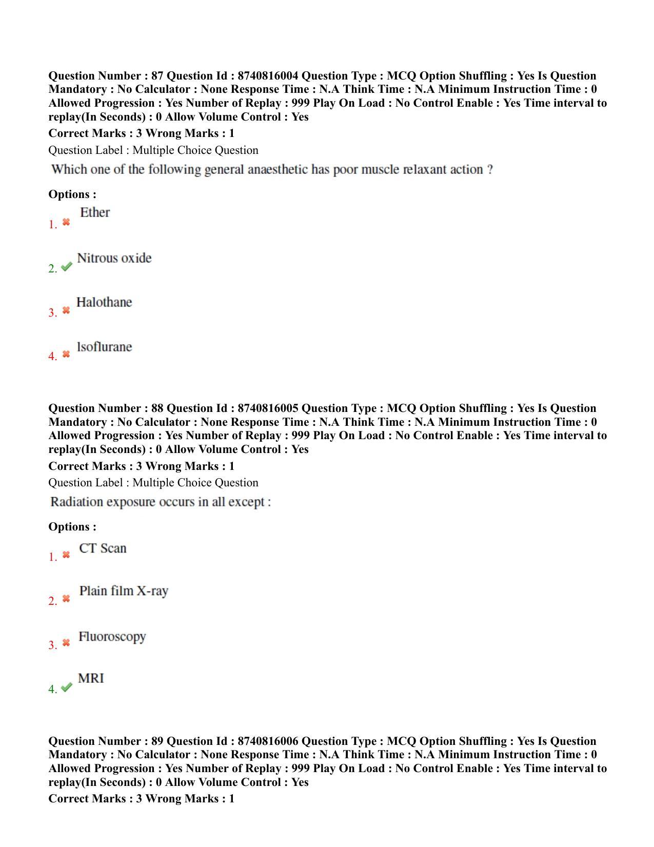 BHU RET Veterinary Surgery & Radiology 2020 Question Paper - Page 48