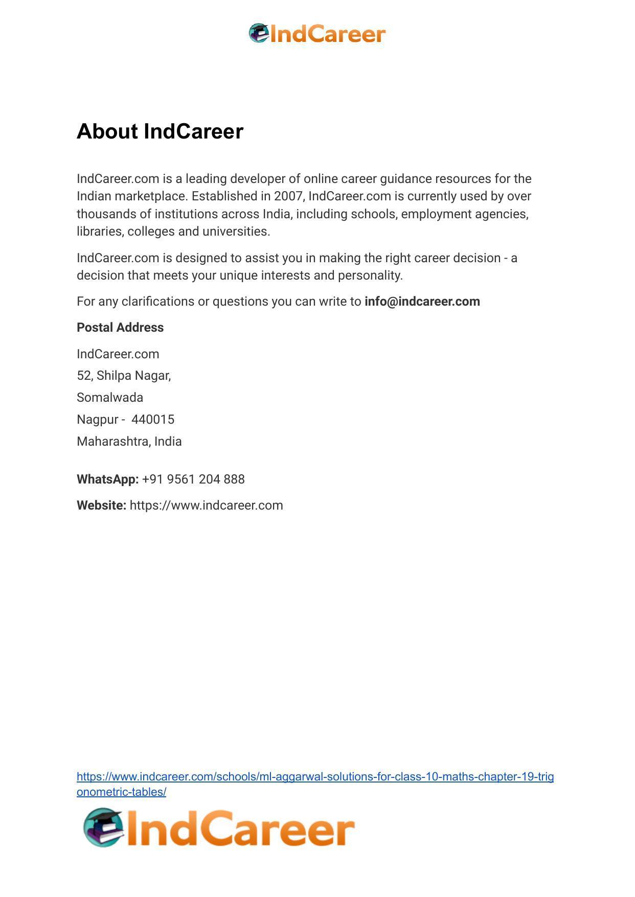 ML Aggarwal Solutions for Class 10 Maths Chapter 19- Trigonometric Tables - Page 16