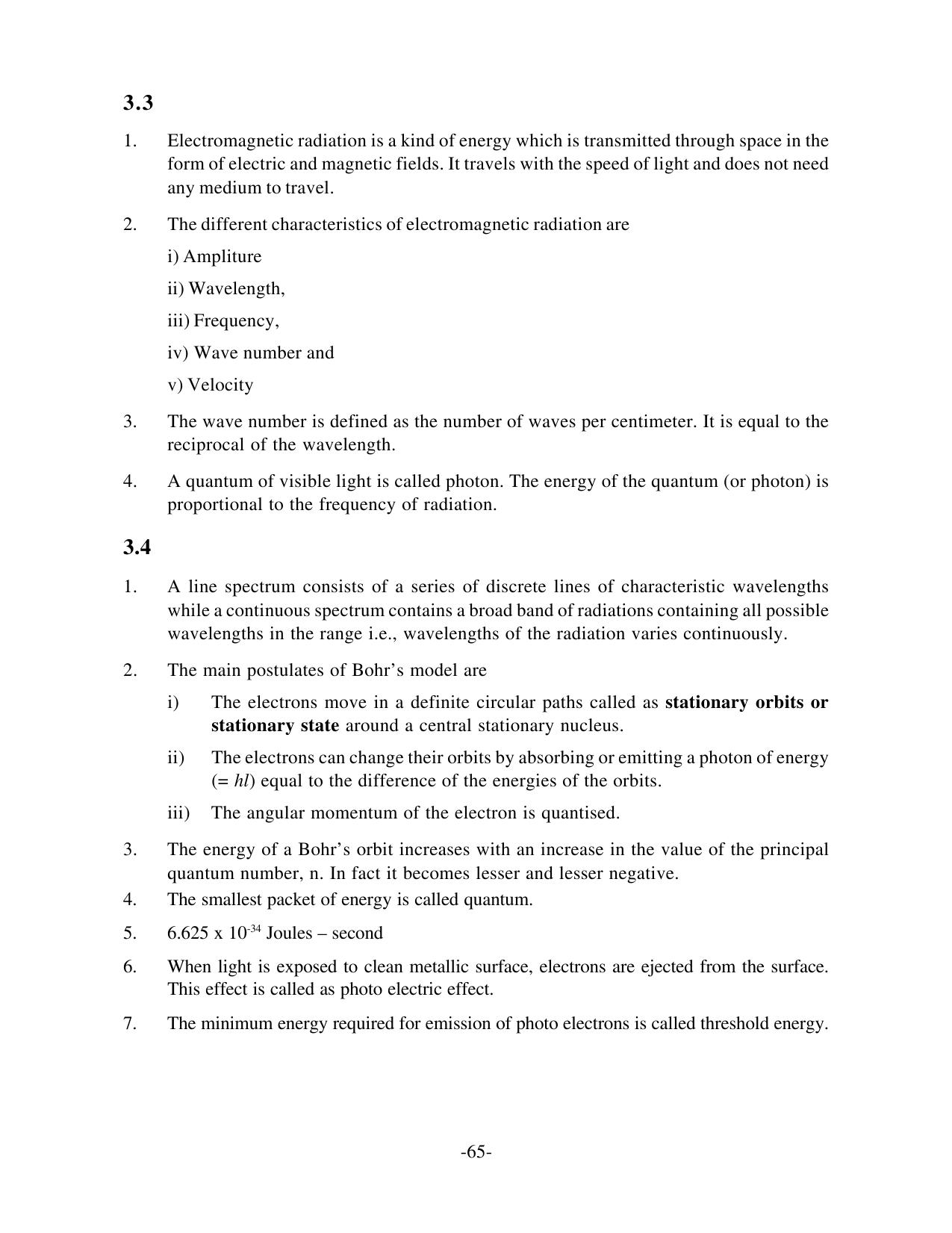 TS SCERT Inter 1st Year Chemistry Vol – I Path 1 (English Medium) Text Book - Page 74