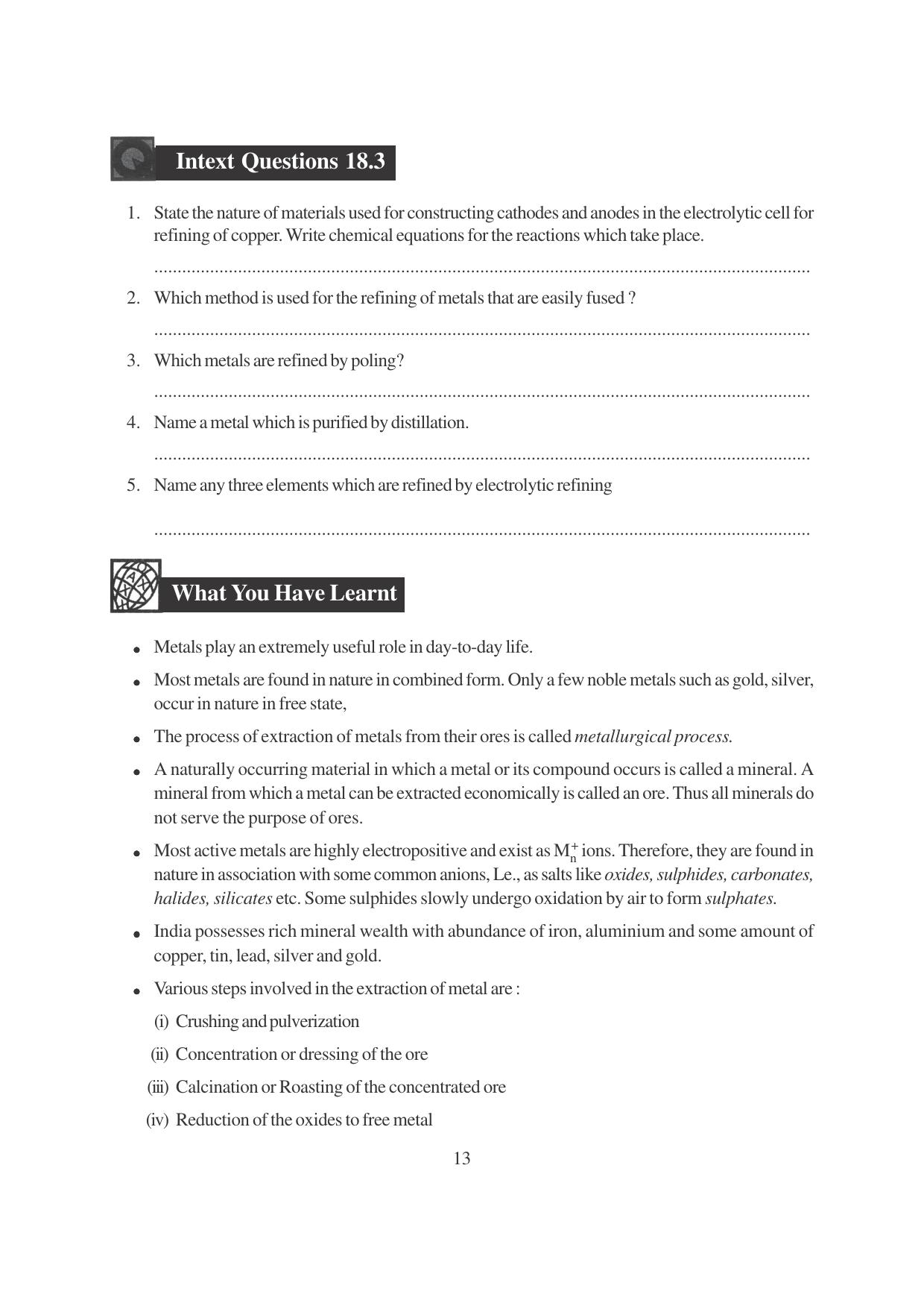 TS SCERT Inter 1st Year Chemistry Vol – I Path 1 (English Medium) Text Book - Page 249