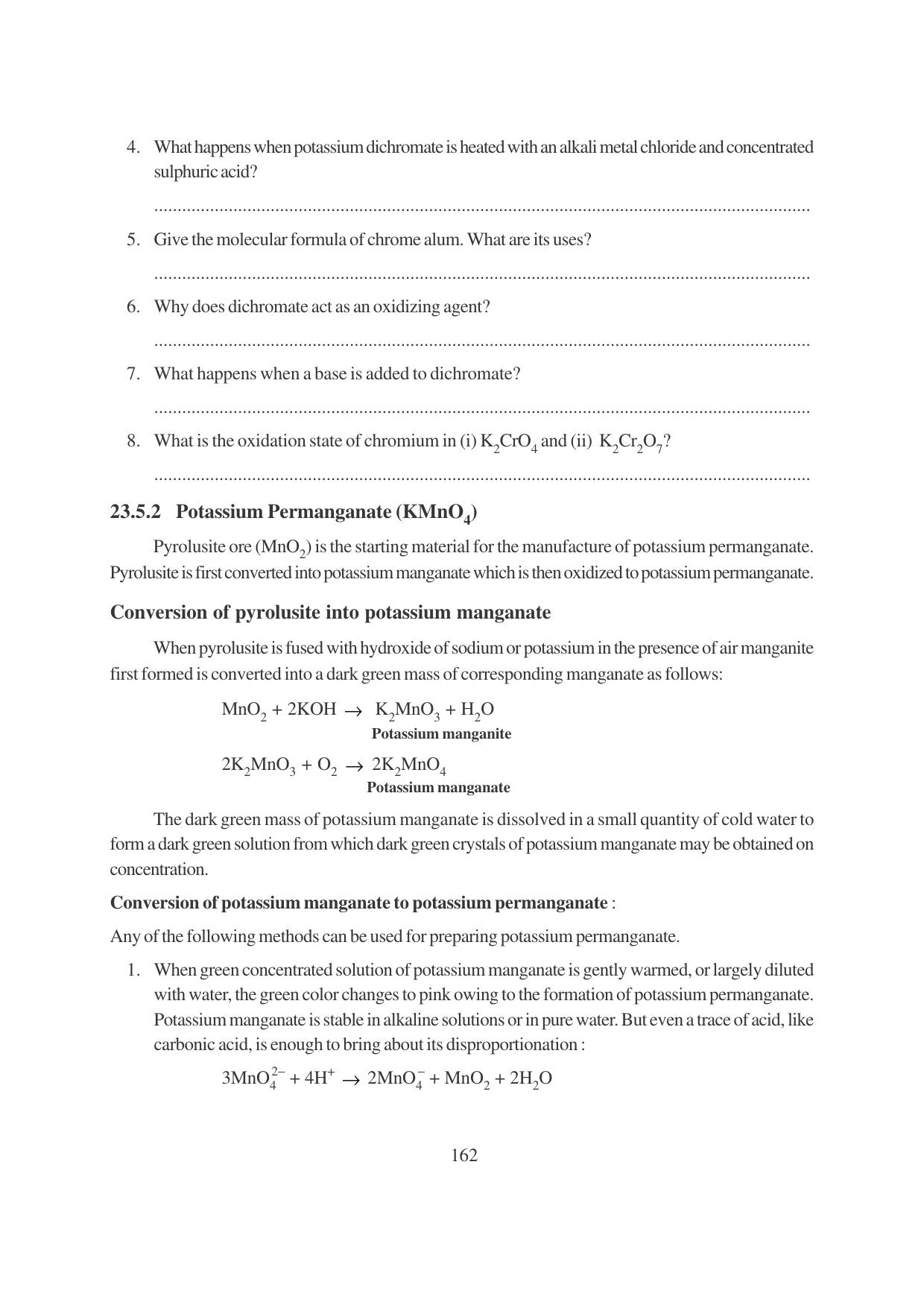 TS SCERT Inter 1st Year Chemistry Vol – I Path 1 (English Medium) Text Book - Page 398