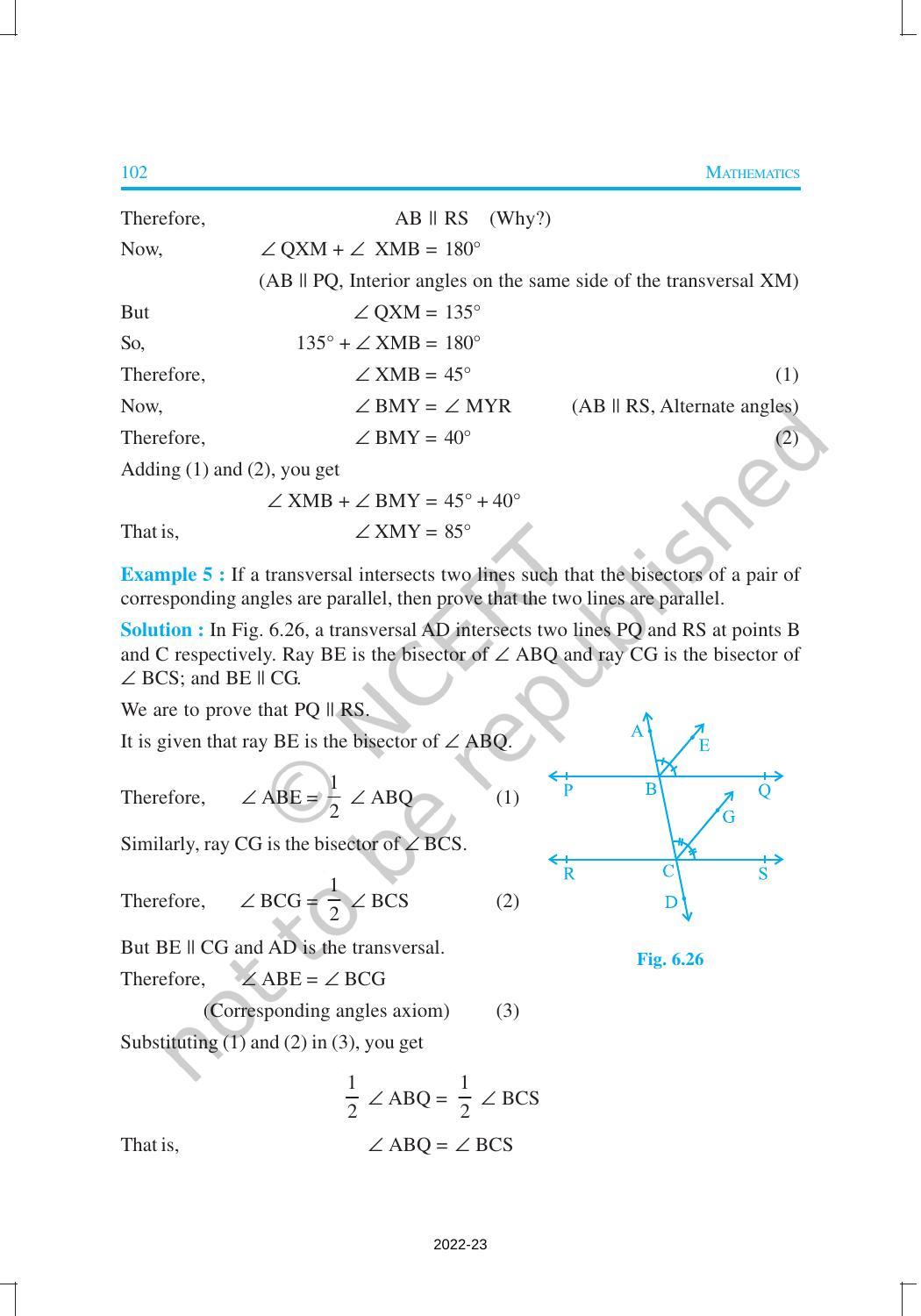 NCERT Book for Class 9 Maths Chapter 6 Lines and Angles - Page 14