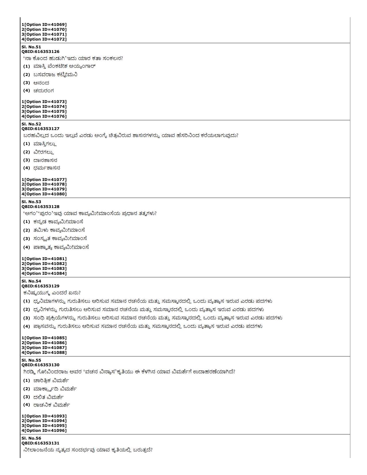 CUET (PG) 2022: PGQP-60 Kannada (10-09-2022) Question Paper - Page 15