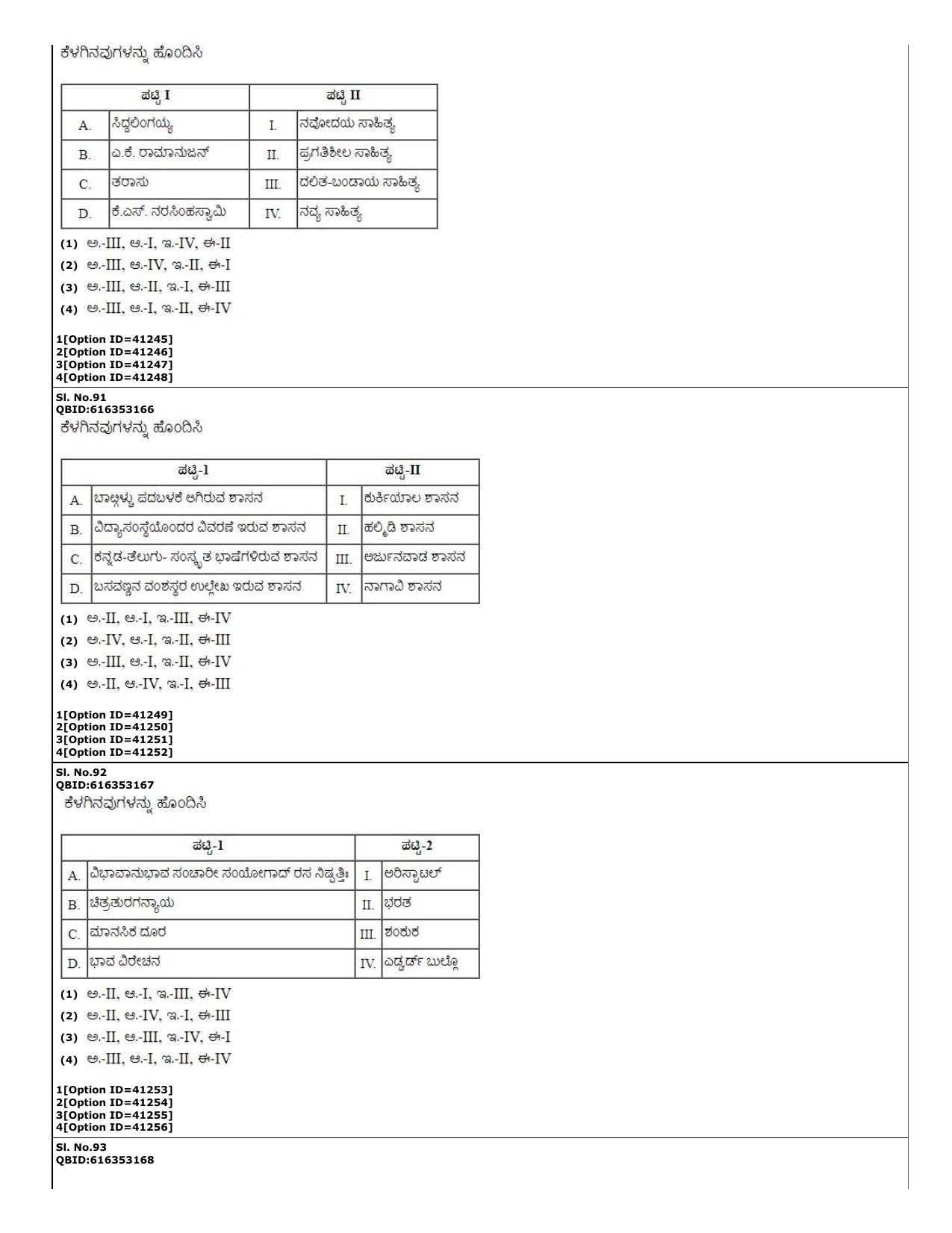 CUET (PG) 2022: PGQP-60 Kannada (10-09-2022) Question Paper - Page 23