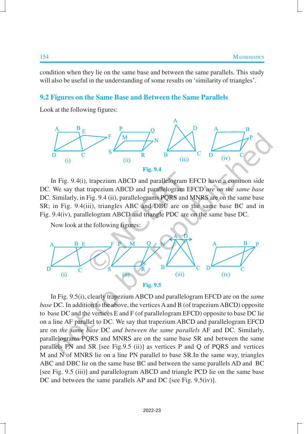 NCERT Book for Class 9 Maths Chapter 9 Areas of Parallelograms and Triangles - Page 3