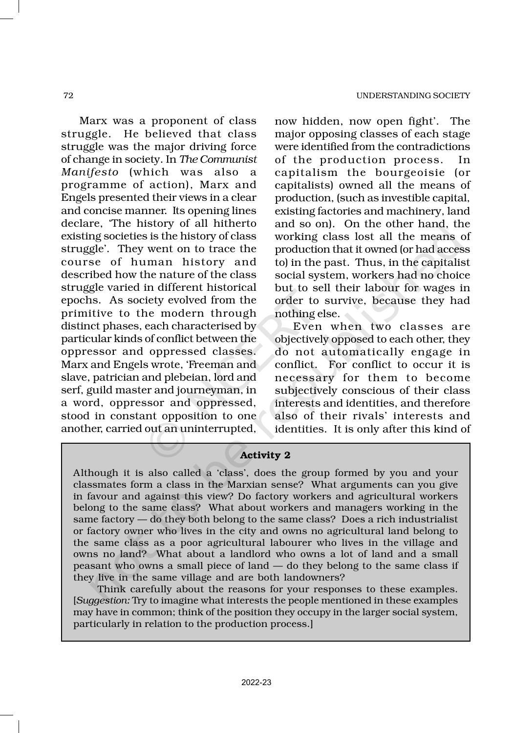 NCERT Book for Class 11 Sociology Chapter 4 Introducing