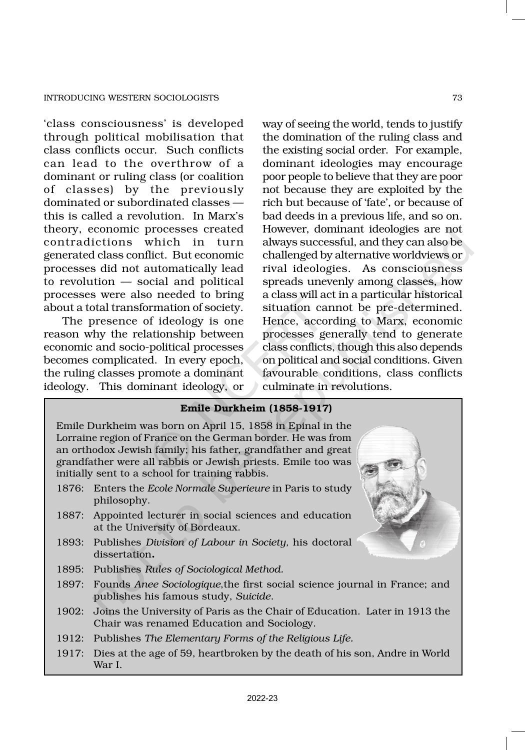 NCERT Book for Class 11 Sociology Chapter 4 Introducing