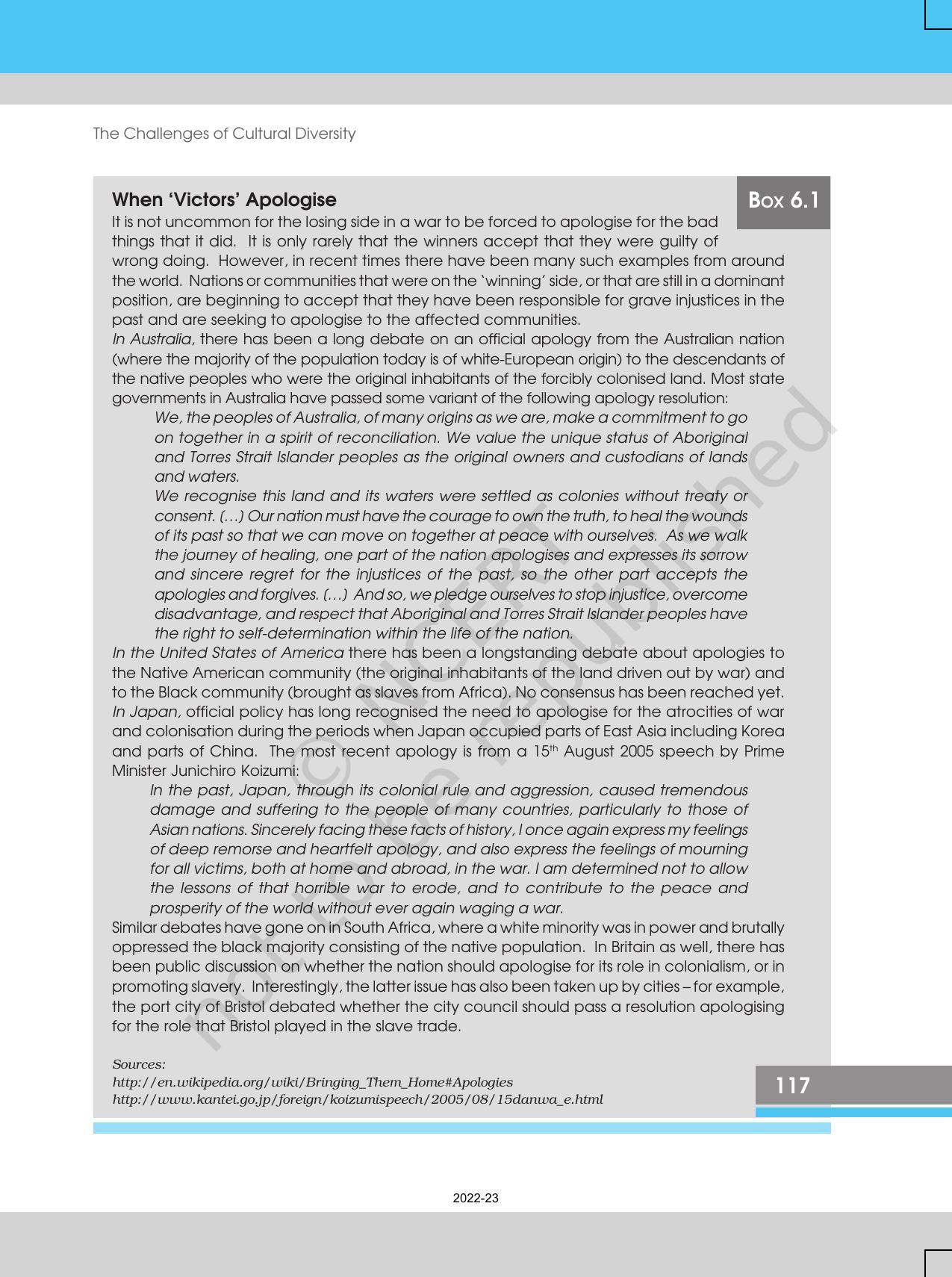 NCERT Book for Class 12 Sociology (Indian Society) Chapter 6 The Challenges of Cultural Diversity - Page 5
