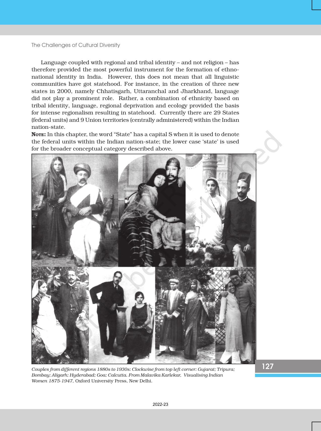 NCERT Book for Class 12 Sociology (Indian Society) Chapter 6 The Challenges of Cultural Diversity - Page 15