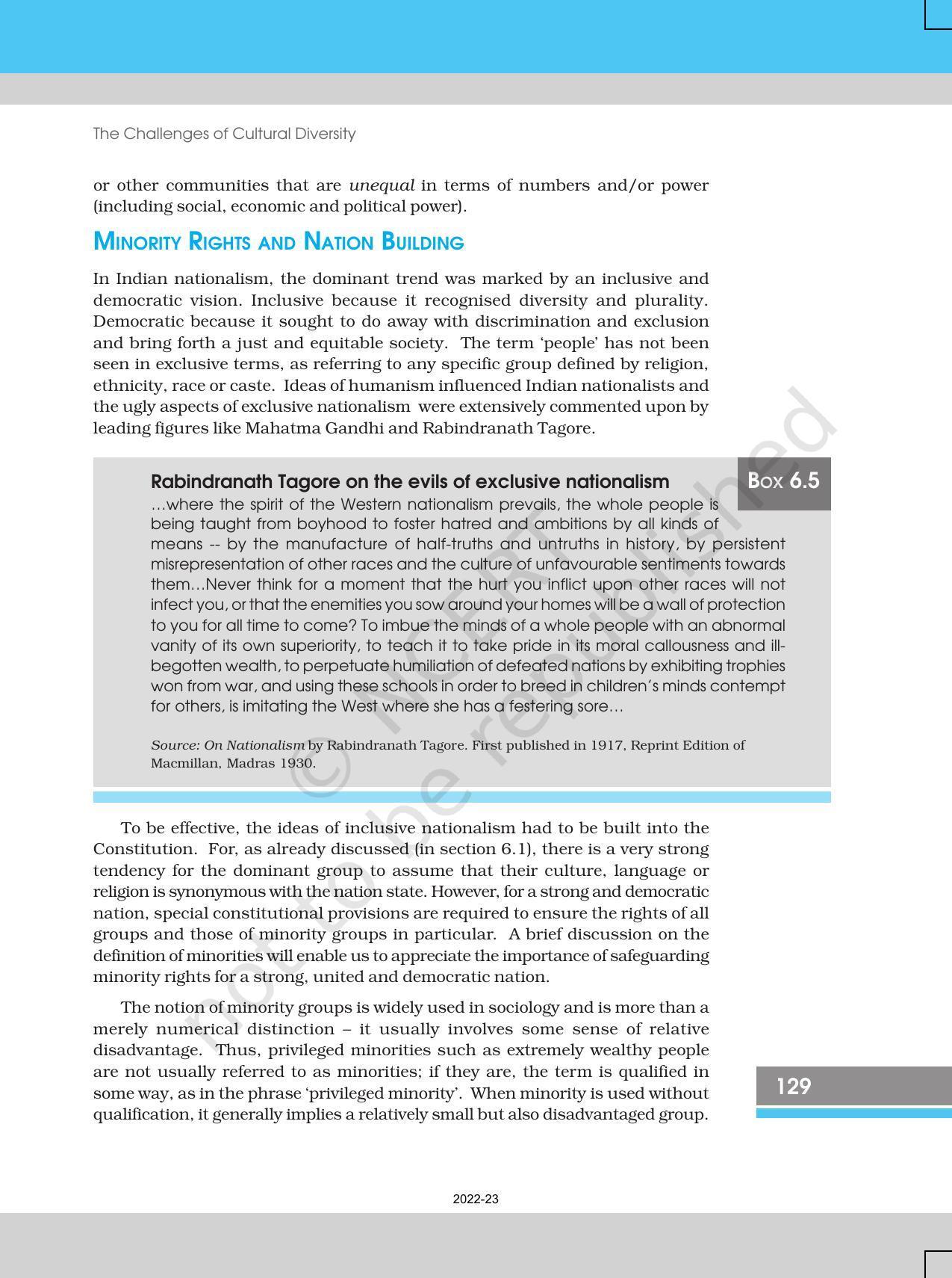 NCERT Book for Class 12 Sociology (Indian Society) Chapter 6 The Challenges of Cultural Diversity - Page 17