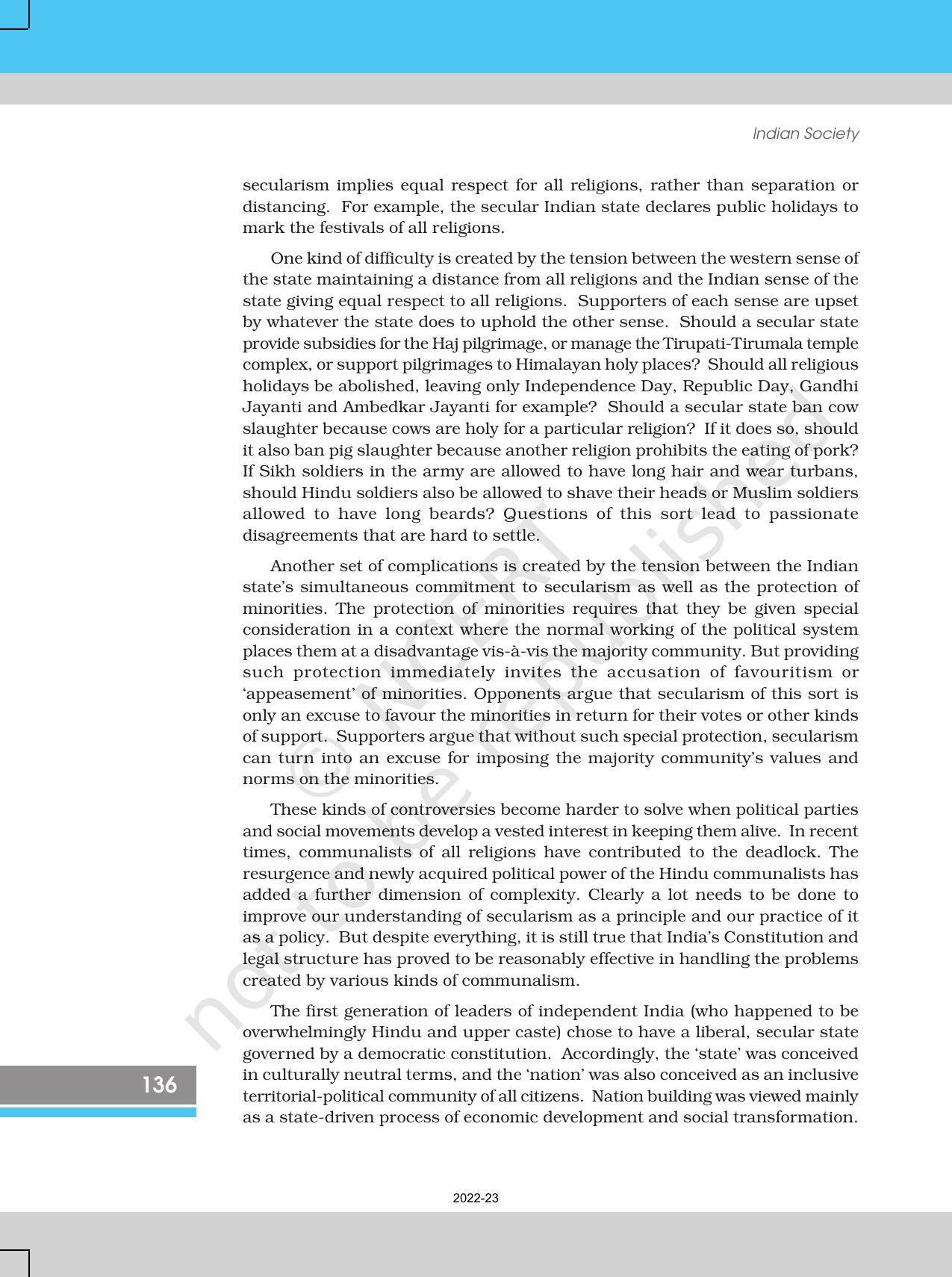 NCERT Book for Class 12 Sociology (Indian Society) Chapter 6 The Challenges of Cultural Diversity - Page 24