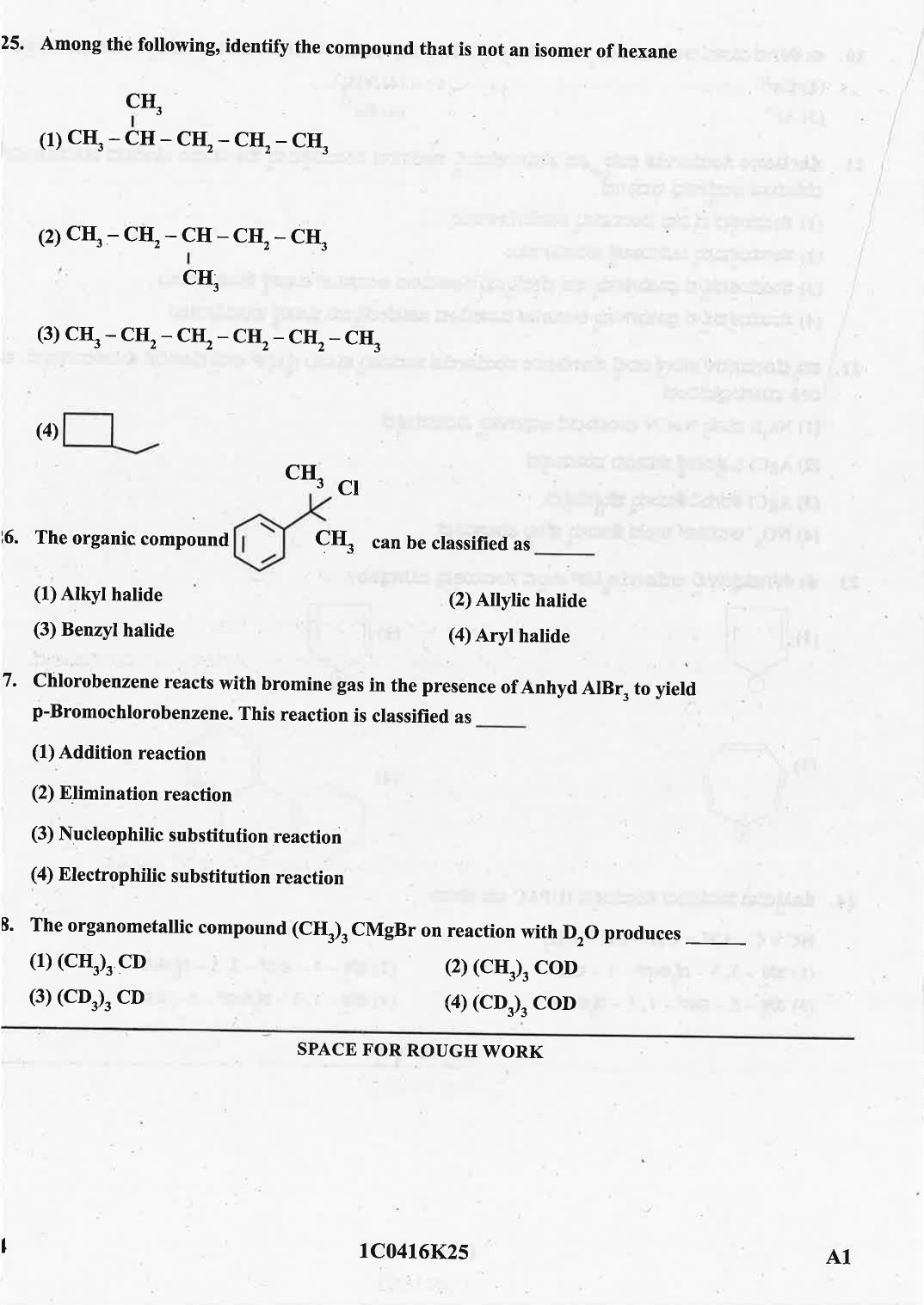 KCET 2025 Chemistry Question Paper - Page 14