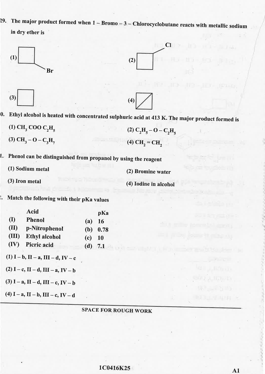 KCET 2025 Chemistry Question Paper - Page 16