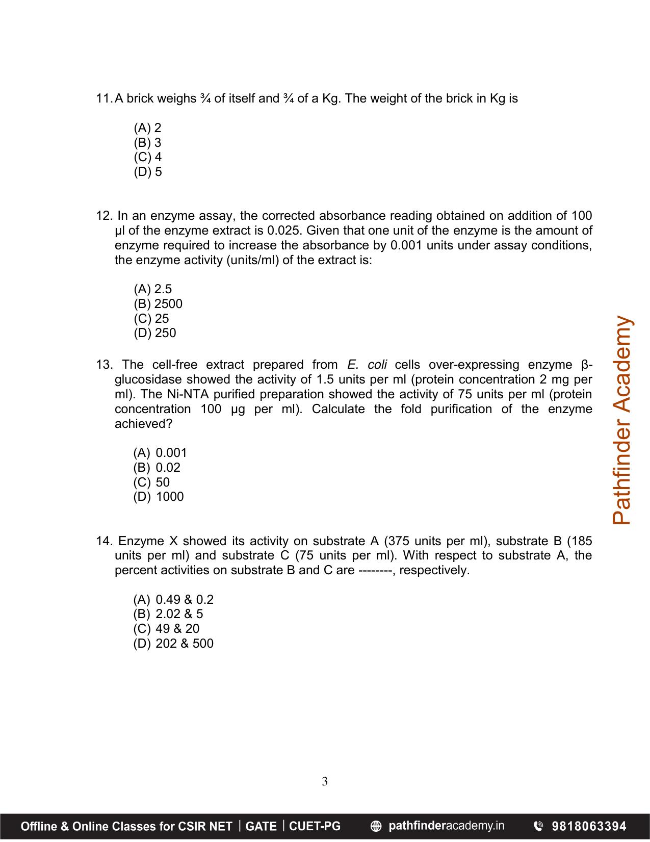 BET 2016 Question Paper - Page 3