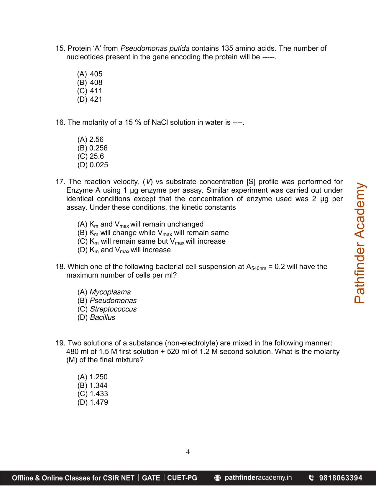 BET 2016 Question Paper - Page 4