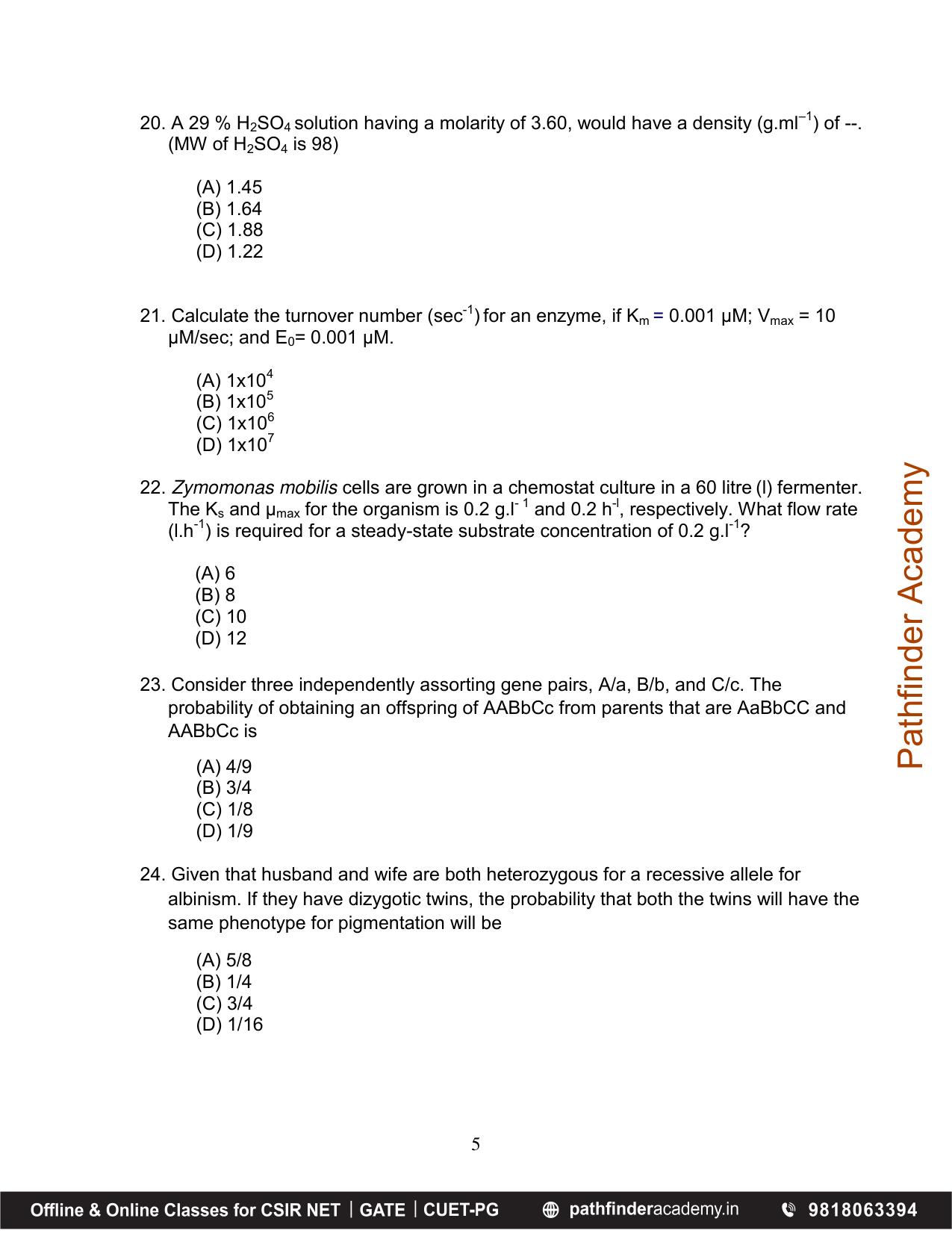 BET 2016 Question Paper - Page 5