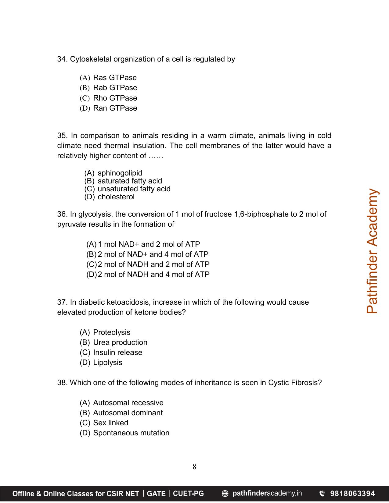 BET 2016 Question Paper - Page 8