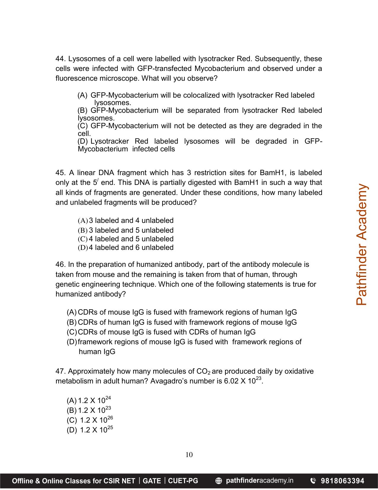 BET 2016 Question Paper - Page 10