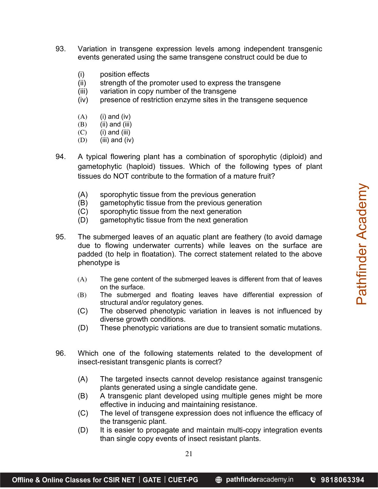 BET 2016 Question Paper - Page 21