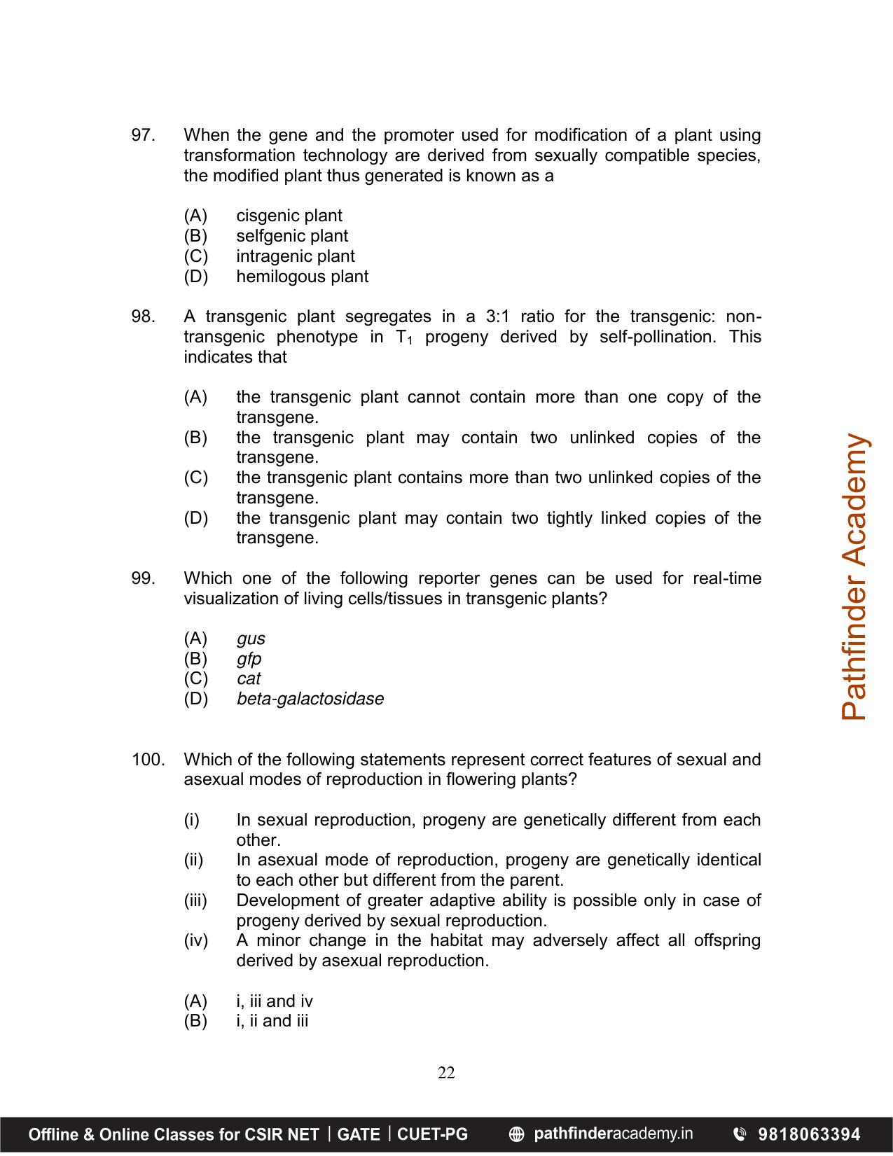 BET 2016 Question Paper - Page 22
