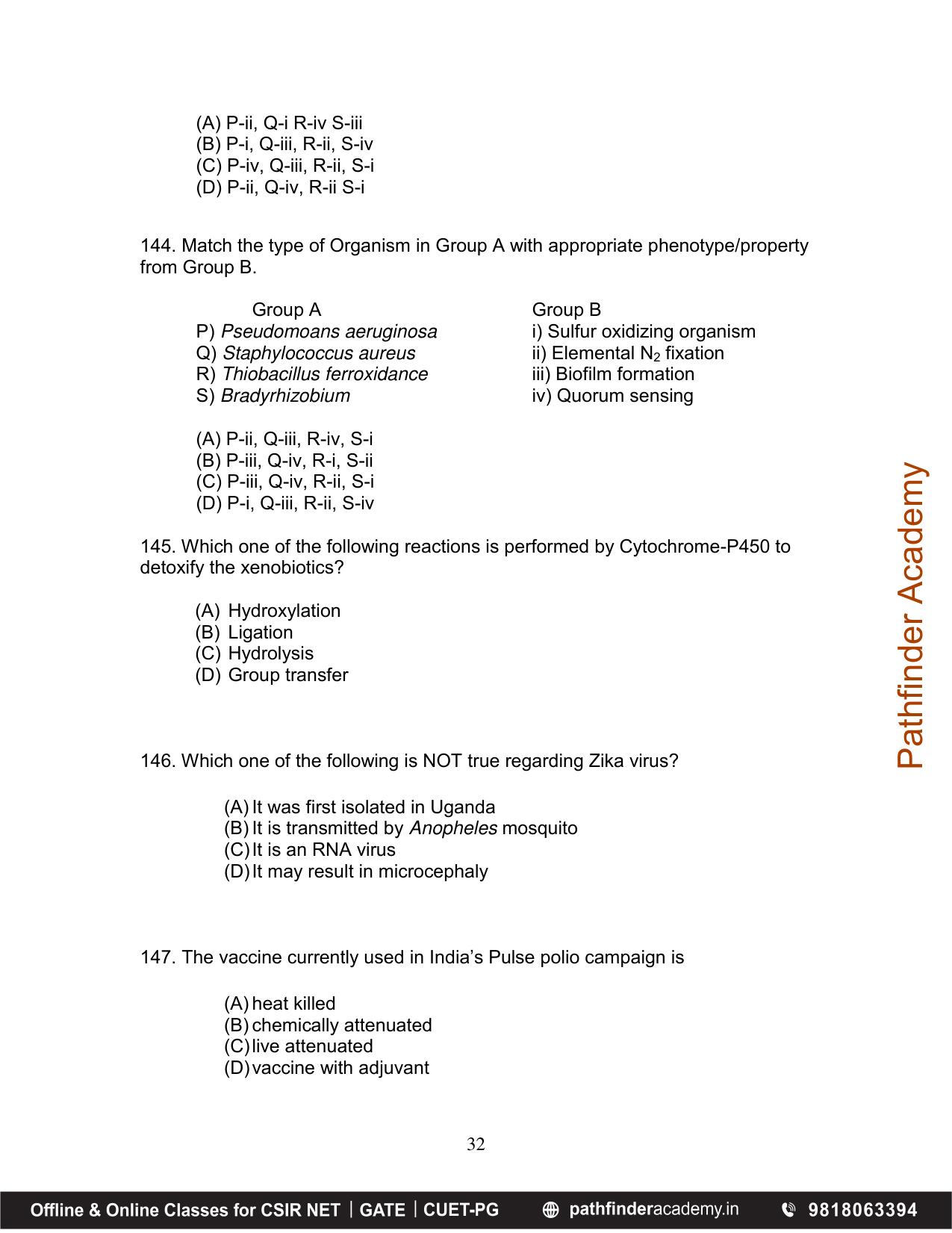 BET 2016 Question Paper - Page 32