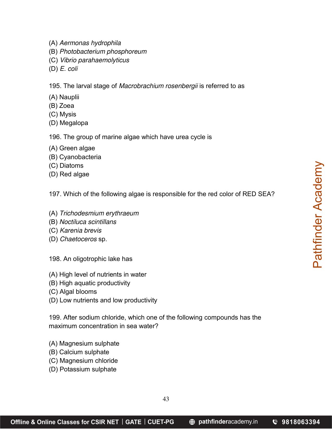 BET 2016 Question Paper - Page 43