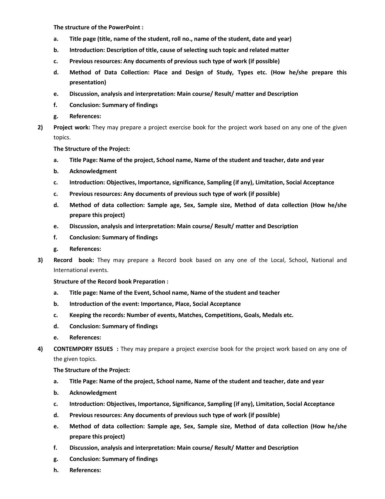 WBCHSE Class 11 & 12 Syllabus for Health And Physical Education (HPED) (SET II) - Page 15