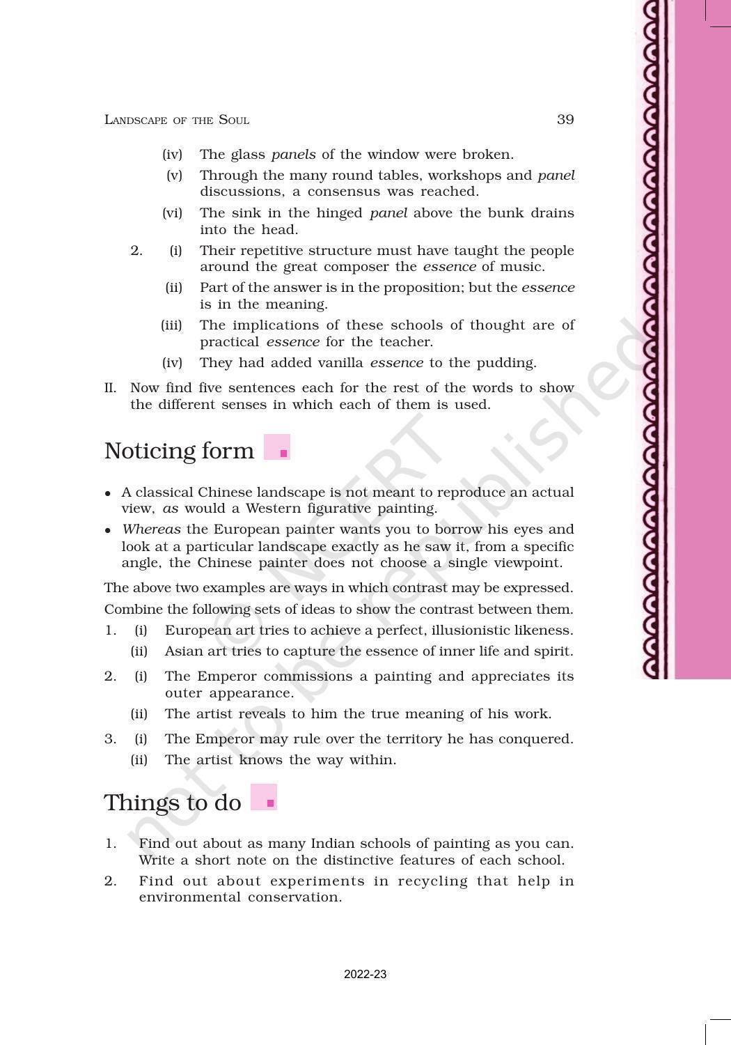 NCERT Book for Class 11 English Hornbill Chapter 4 Landscape of the Soul - Page 6