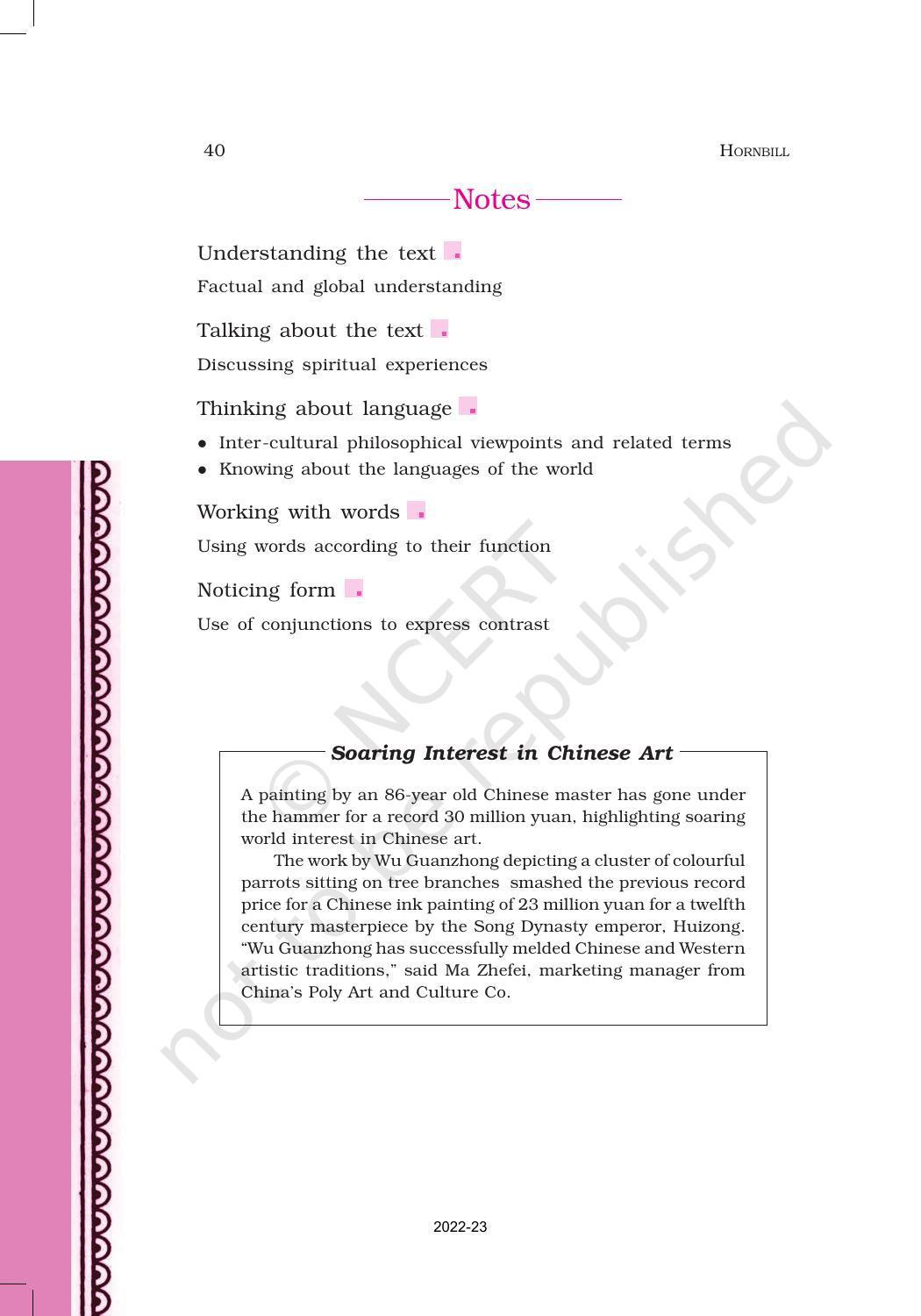 NCERT Book for Class 11 English Hornbill Chapter 4 Landscape of the Soul - Page 7