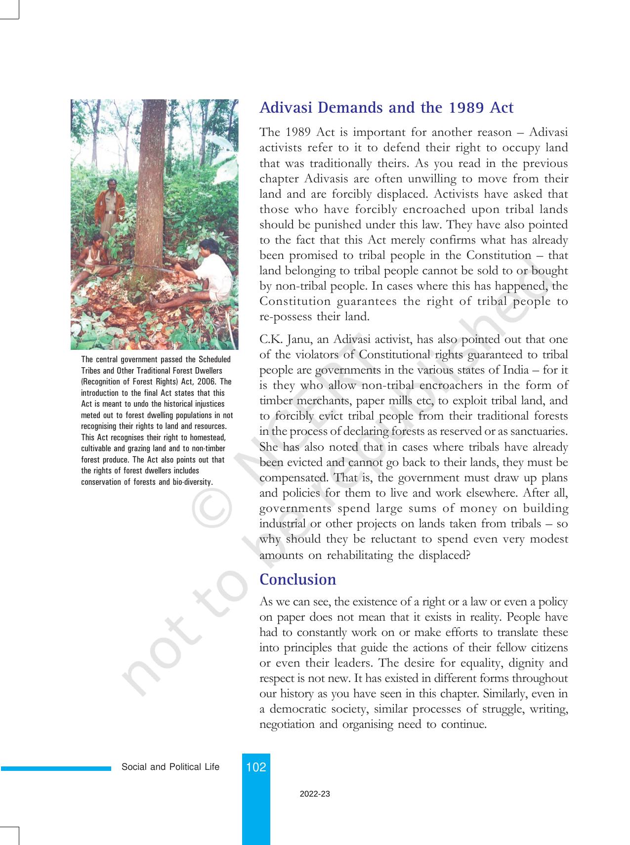 NCERT Book for Class 8 Civics Chapter 8 Confronting Marginalisation - Page 9