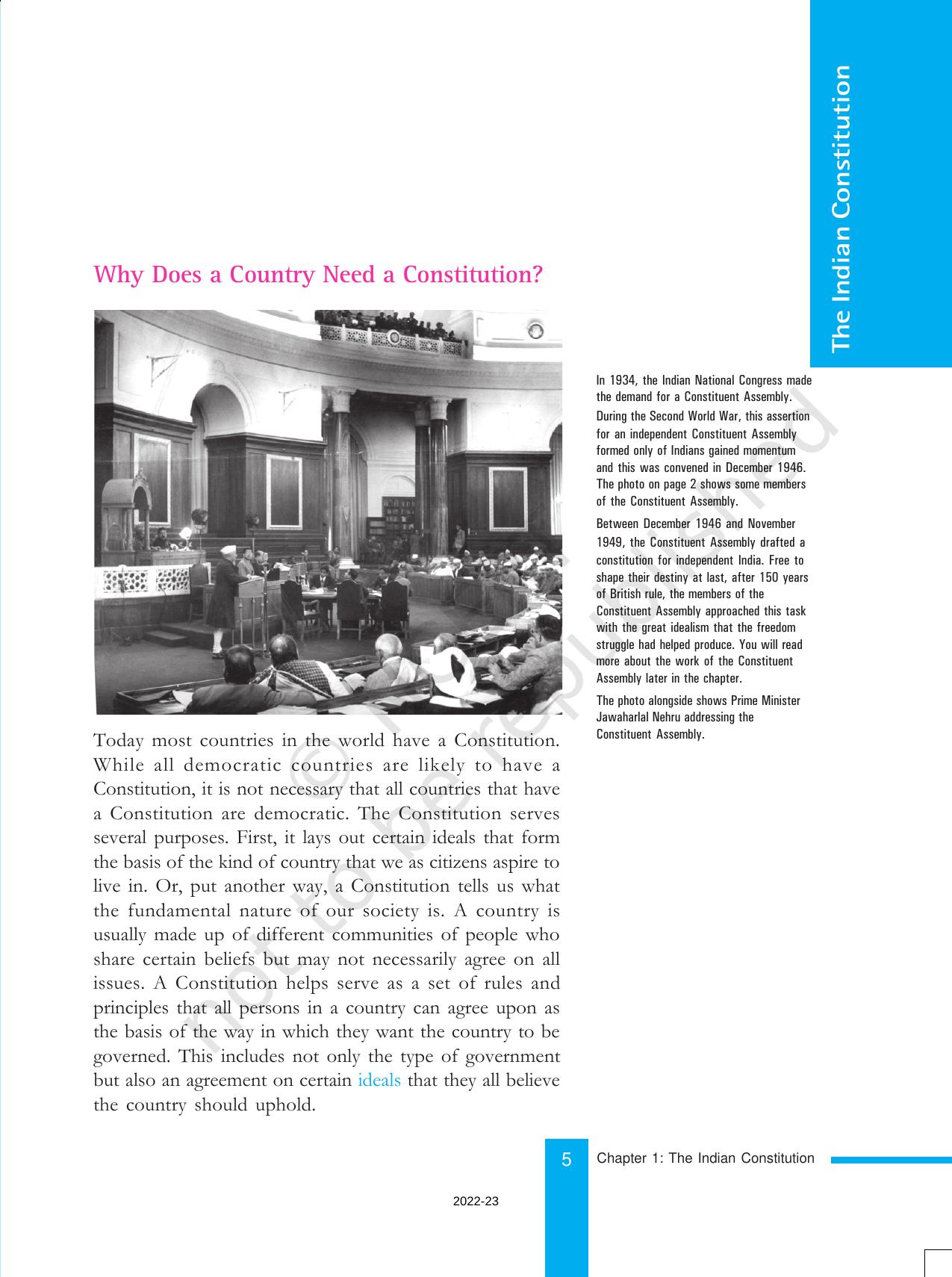 NCERT Book for Class 8 Civics Chapter 1 The Indian Constitution - Page 4