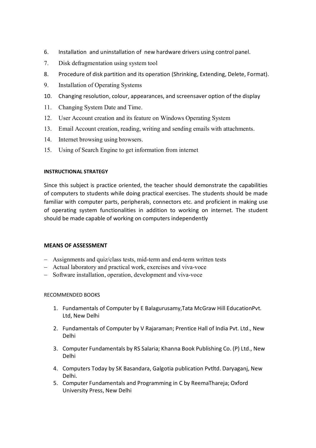 EFFECTIVE FROM JULY 2019-20 - SIX SEMESTER DIPLOMA COURSE IN COMPUTER SCIENCE & ENGINEERING - Page 56