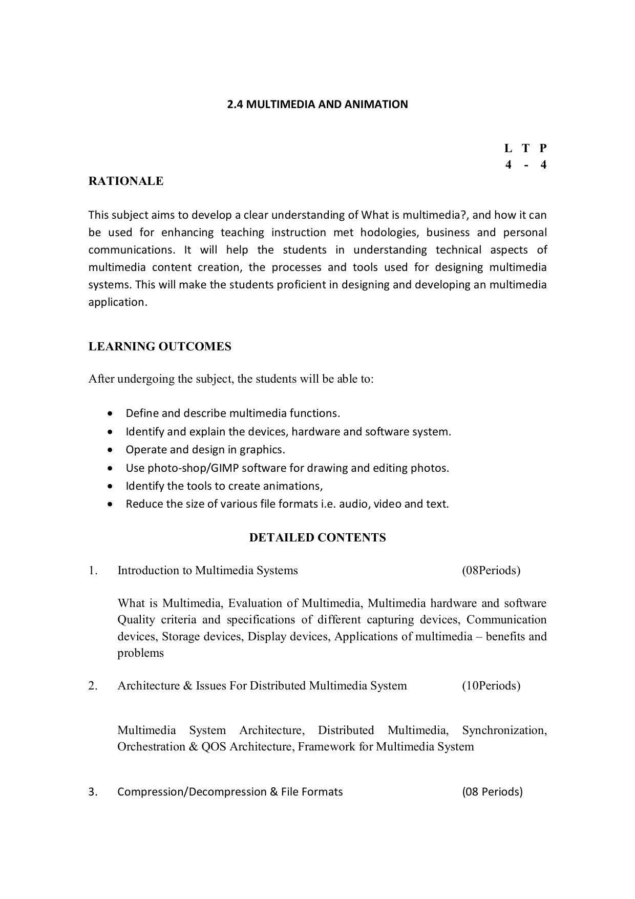 EFFECTIVE FROM JULY 2019-20 - SIX SEMESTER DIPLOMA COURSE IN COMPUTER SCIENCE & ENGINEERING - Page 79