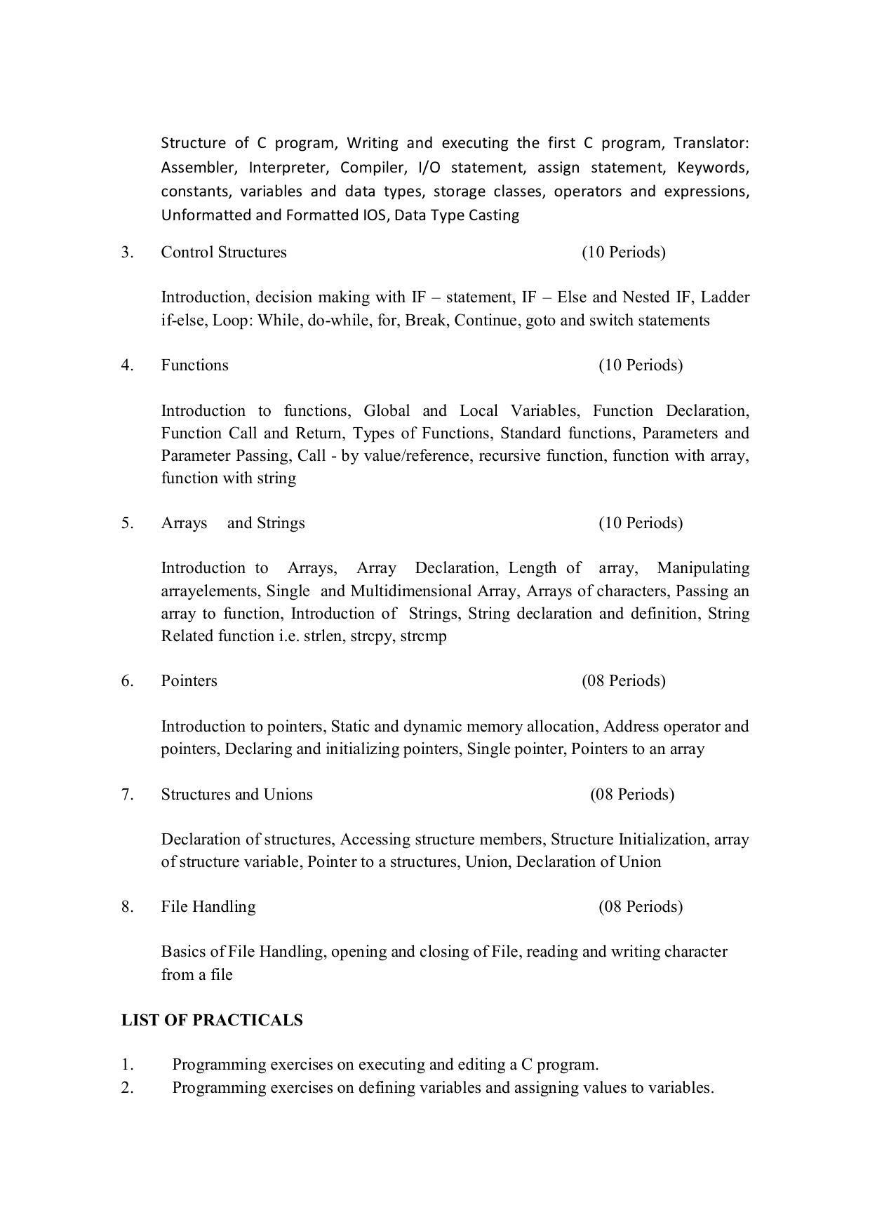 EFFECTIVE FROM JULY 2019-20 - SIX SEMESTER DIPLOMA COURSE IN COMPUTER SCIENCE & ENGINEERING - Page 84