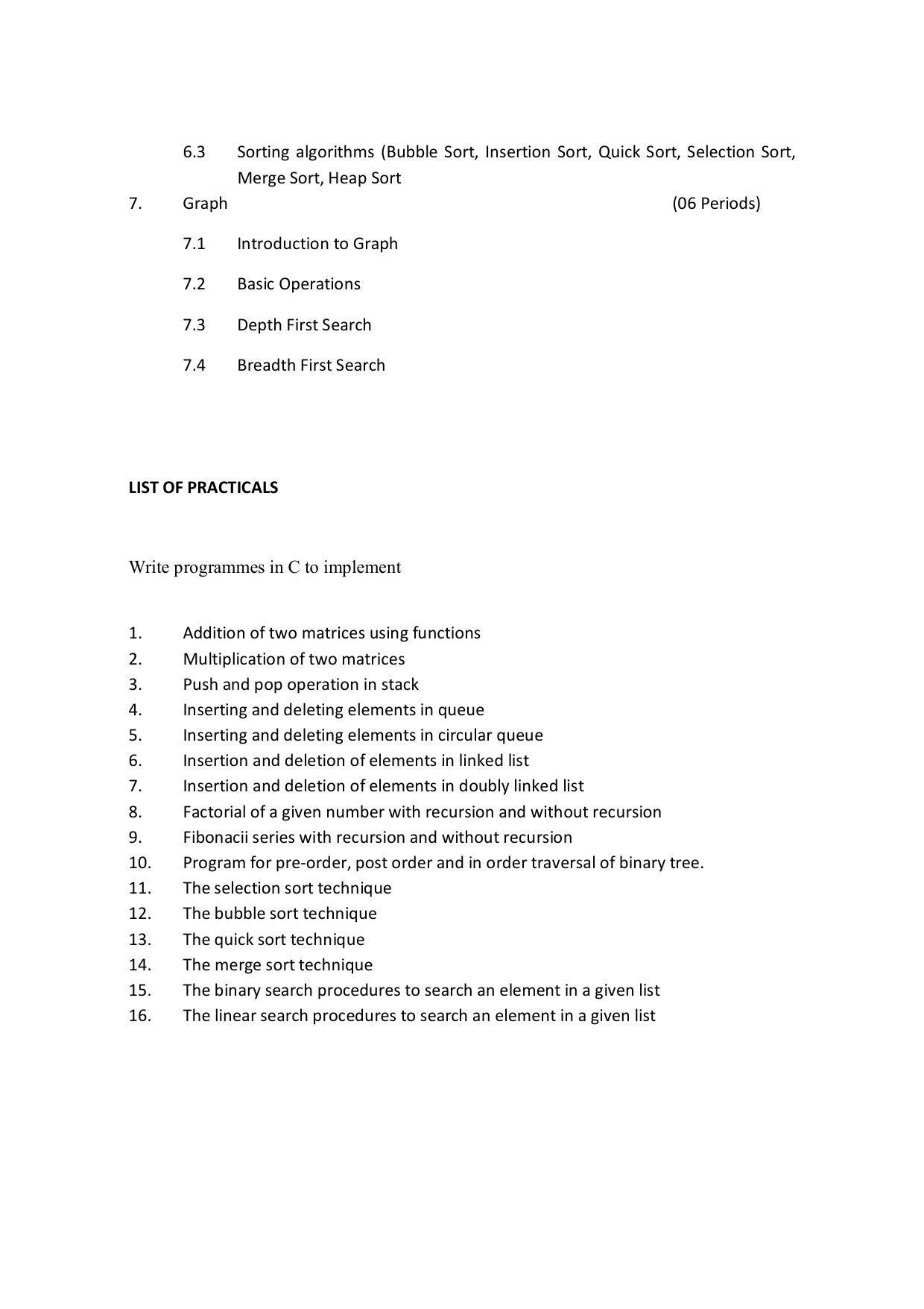 EFFECTIVE FROM JULY 2019-20 - SIX SEMESTER DIPLOMA COURSE IN COMPUTER SCIENCE & ENGINEERING - Page 111