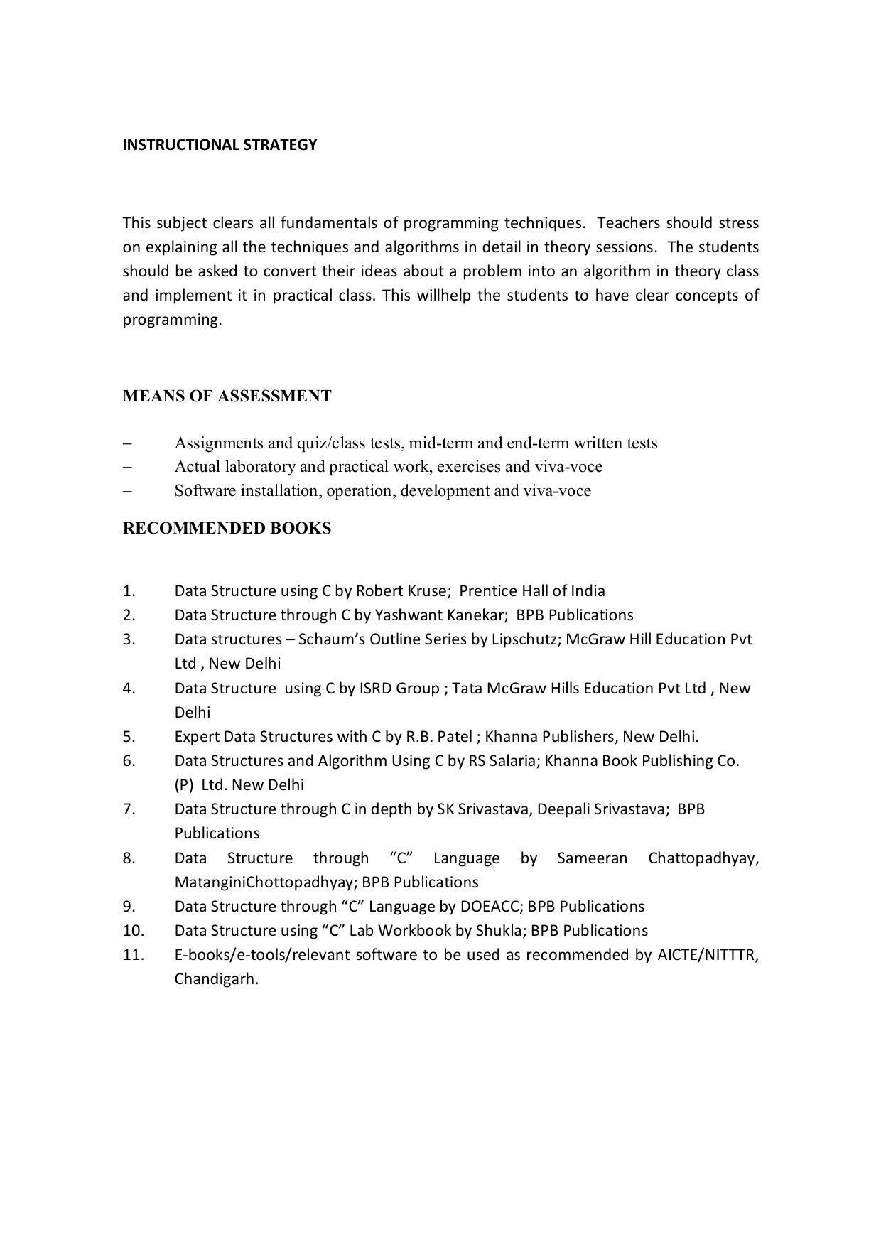 EFFECTIVE FROM JULY 2019-20 - SIX SEMESTER DIPLOMA COURSE IN COMPUTER SCIENCE & ENGINEERING - Page 112