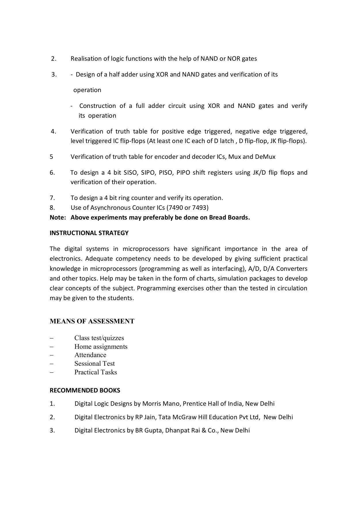 EFFECTIVE FROM JULY 2019-20 - SIX SEMESTER DIPLOMA COURSE IN COMPUTER SCIENCE & ENGINEERING - Page 117