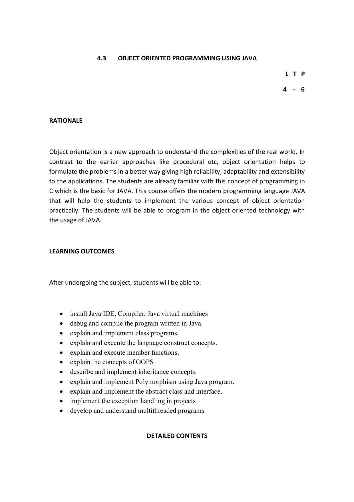 EFFECTIVE FROM JULY 2019-20 - SIX SEMESTER DIPLOMA COURSE IN COMPUTER SCIENCE & ENGINEERING - Page 127
