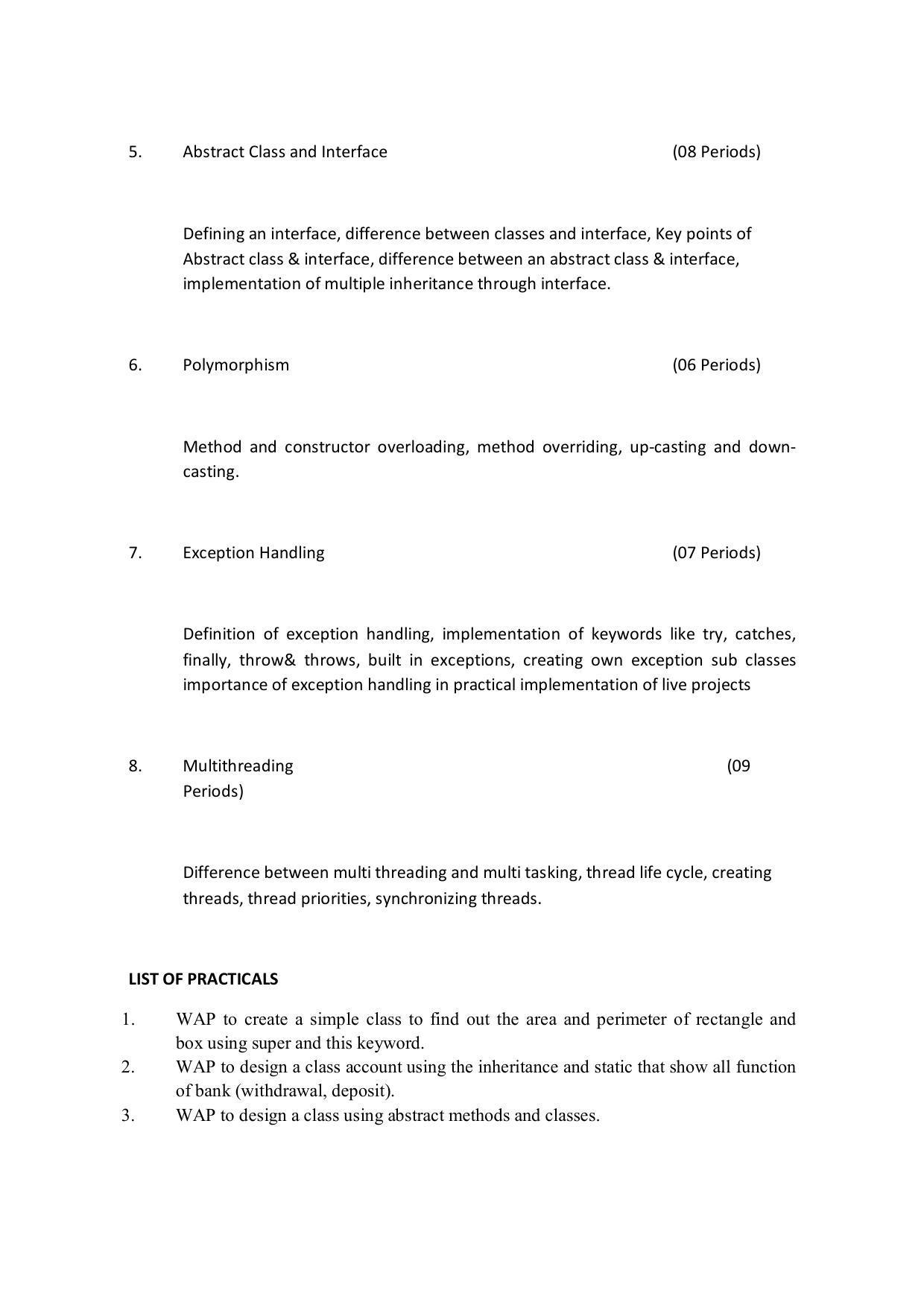 EFFECTIVE FROM JULY 2019-20 - SIX SEMESTER DIPLOMA COURSE IN COMPUTER SCIENCE & ENGINEERING - Page 129