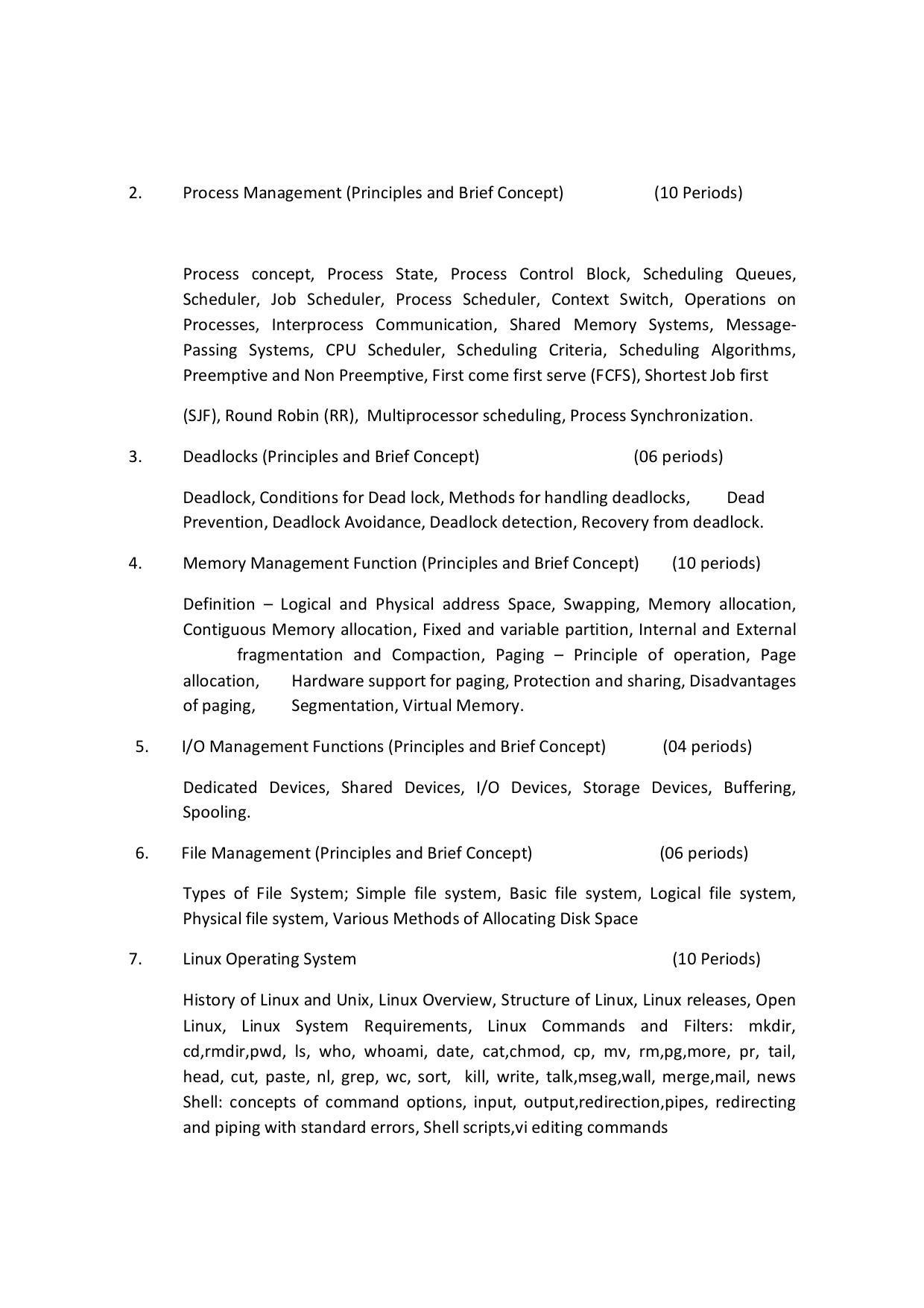 EFFECTIVE FROM JULY 2019-20 - SIX SEMESTER DIPLOMA COURSE IN COMPUTER SCIENCE & ENGINEERING - Page 133
