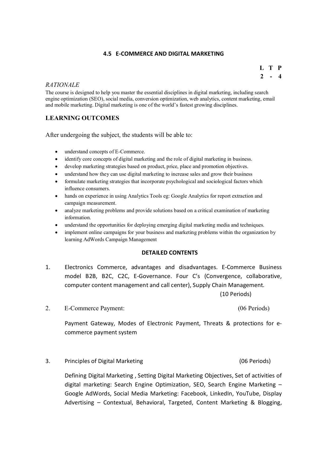 EFFECTIVE FROM JULY 2019-20 - SIX SEMESTER DIPLOMA COURSE IN COMPUTER SCIENCE & ENGINEERING - Page 136